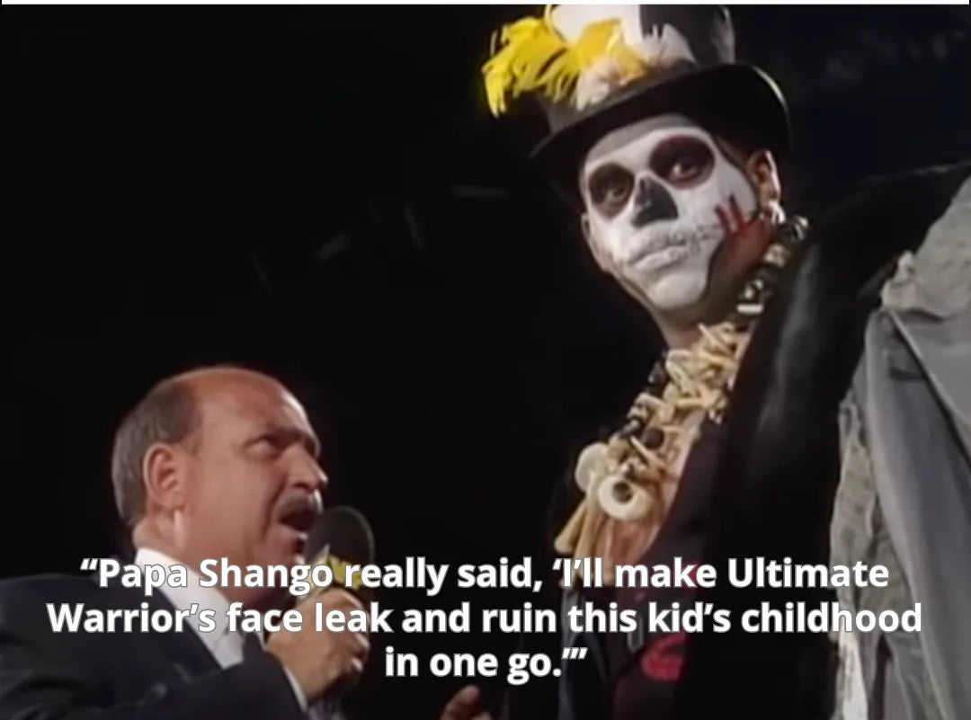 The Day I Learned Wrestling Wasn’t Fake: Papa Shango, the Ultimate Warrior, and a Horrified 8-Year-Old Me