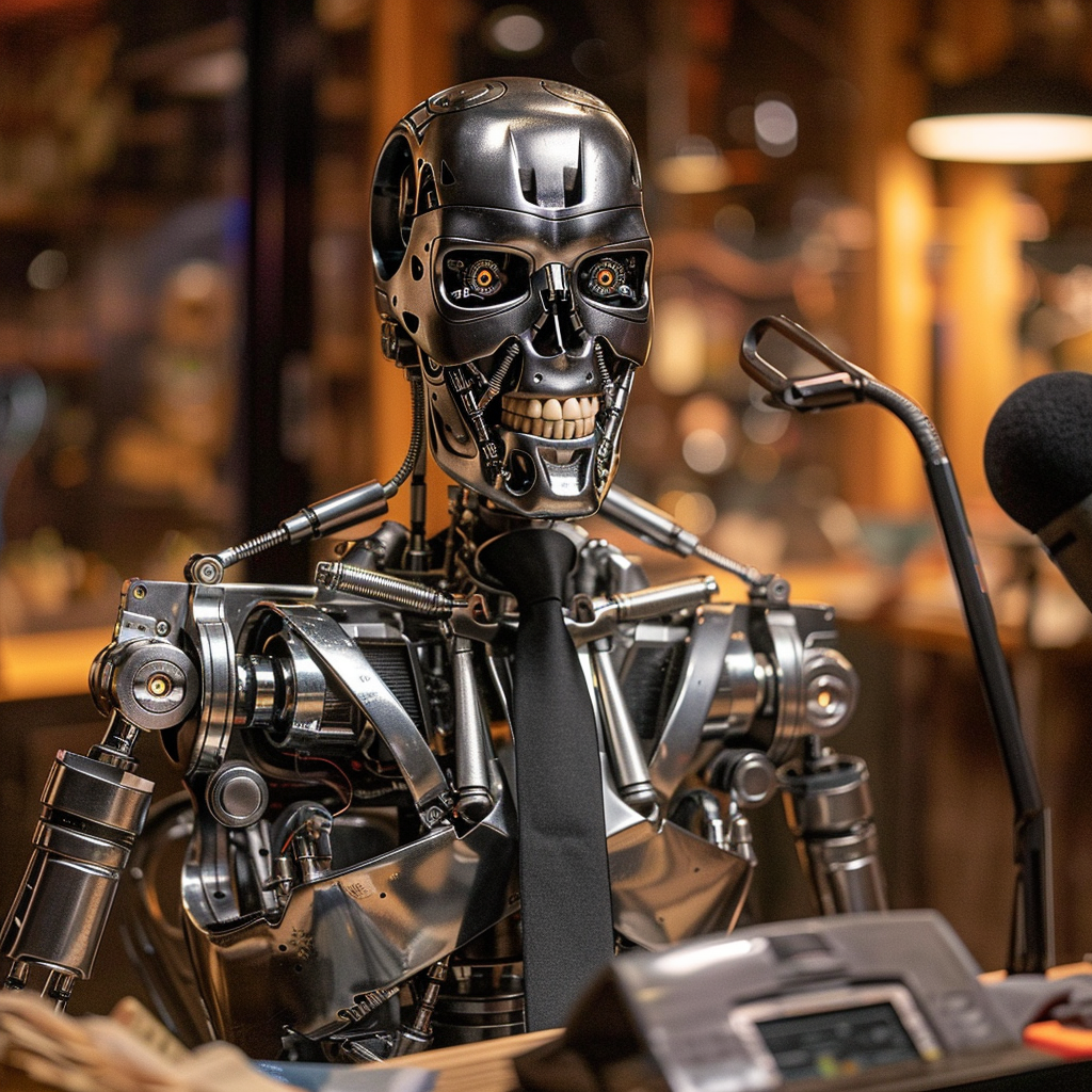 Chimps, Chips, and Time Trips: The T-800's Take on Humanity