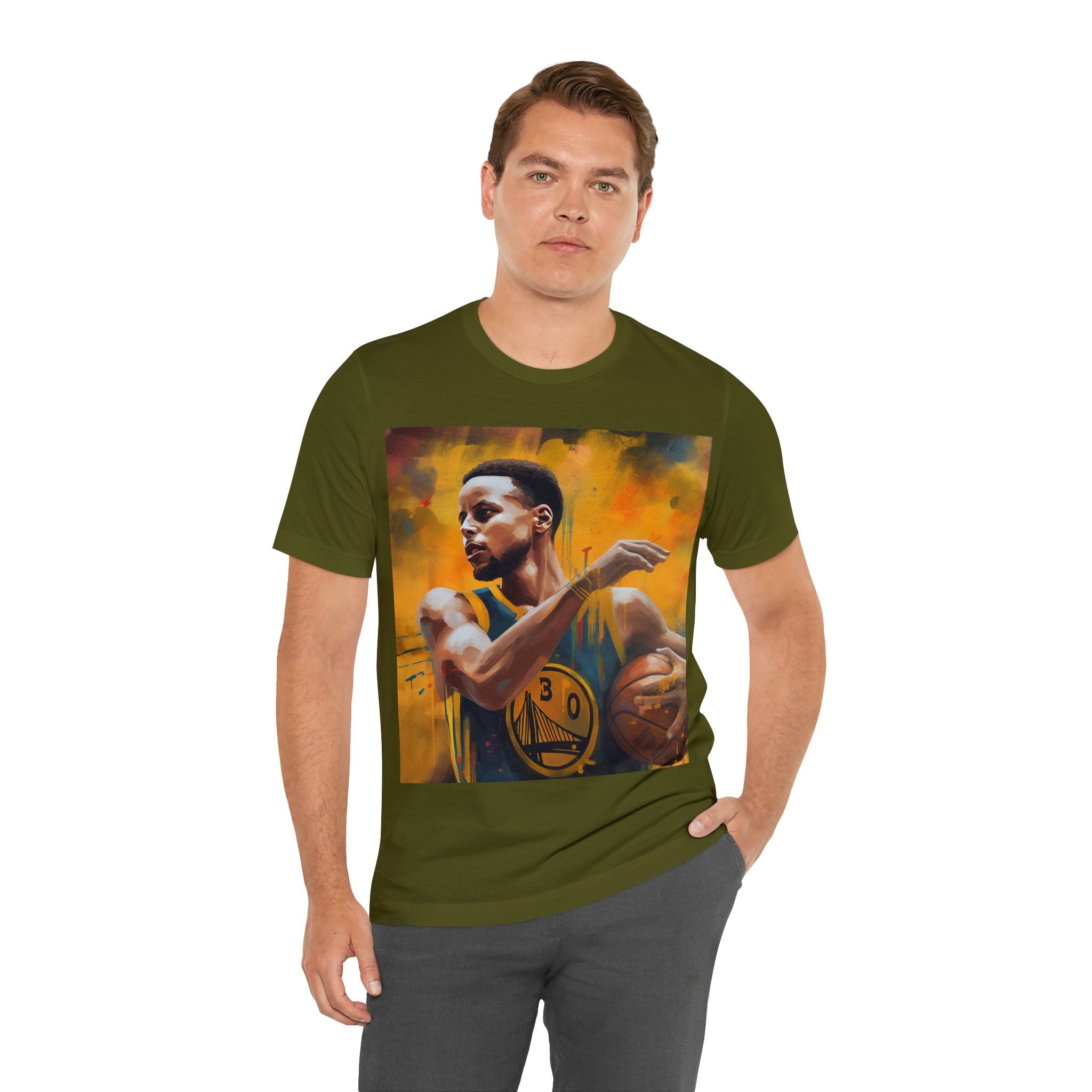 Support Your Warrior From the Golden State!  Wear to any Event! Dynamic Basketball Athlete 3-Point Shooter Unisex Jersey Tee - Premium Sports Fan Apparel for Sports Fans and Fans of Dynamic Players