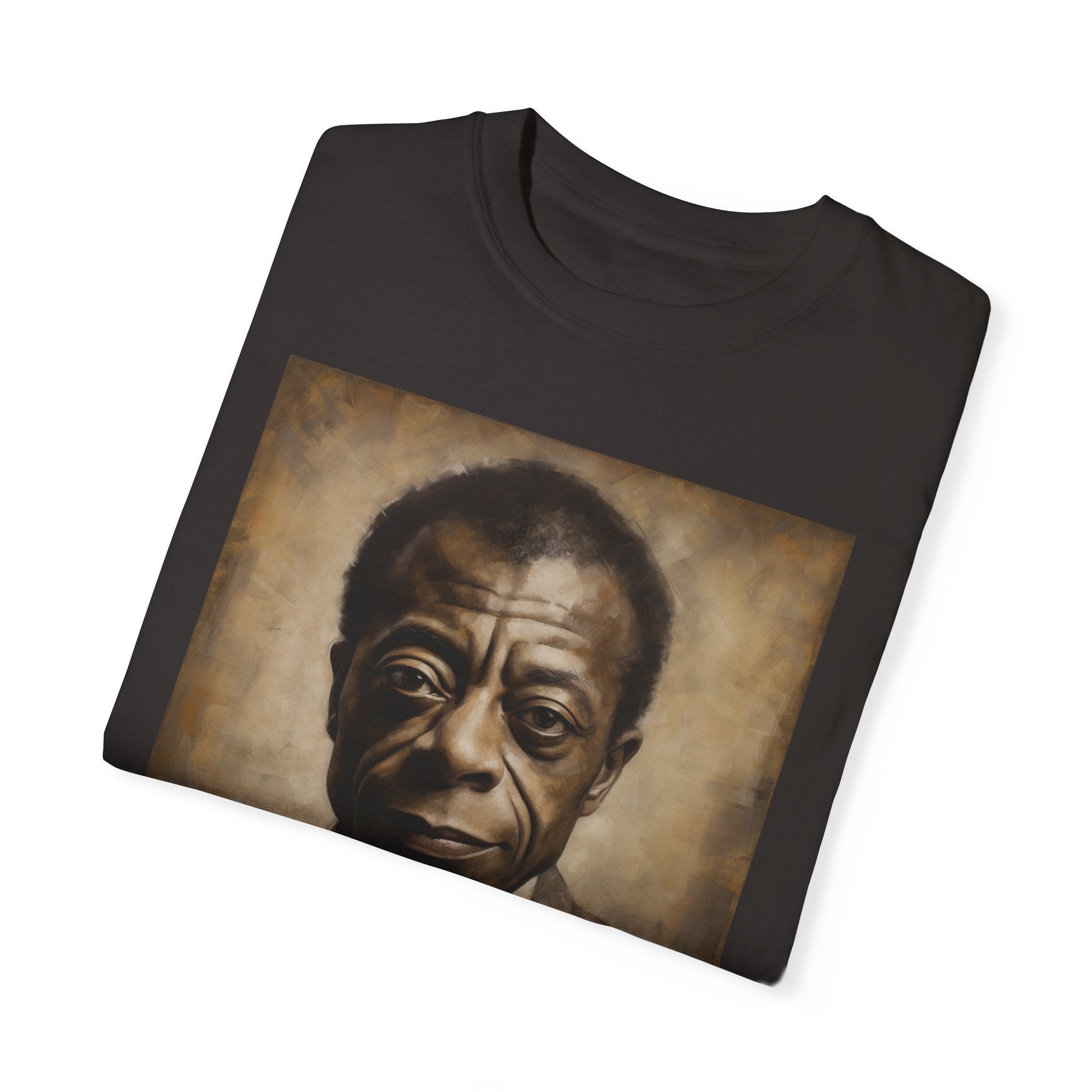 Show Civil Rights Support and Awareness in Comfort With Portrait of Iconic African American Pioneer Portrait Unisex Garment-Dyed T-shirt - Tribute to a Renowned Writer and Civil Rights Activist Ideal For History Scholars