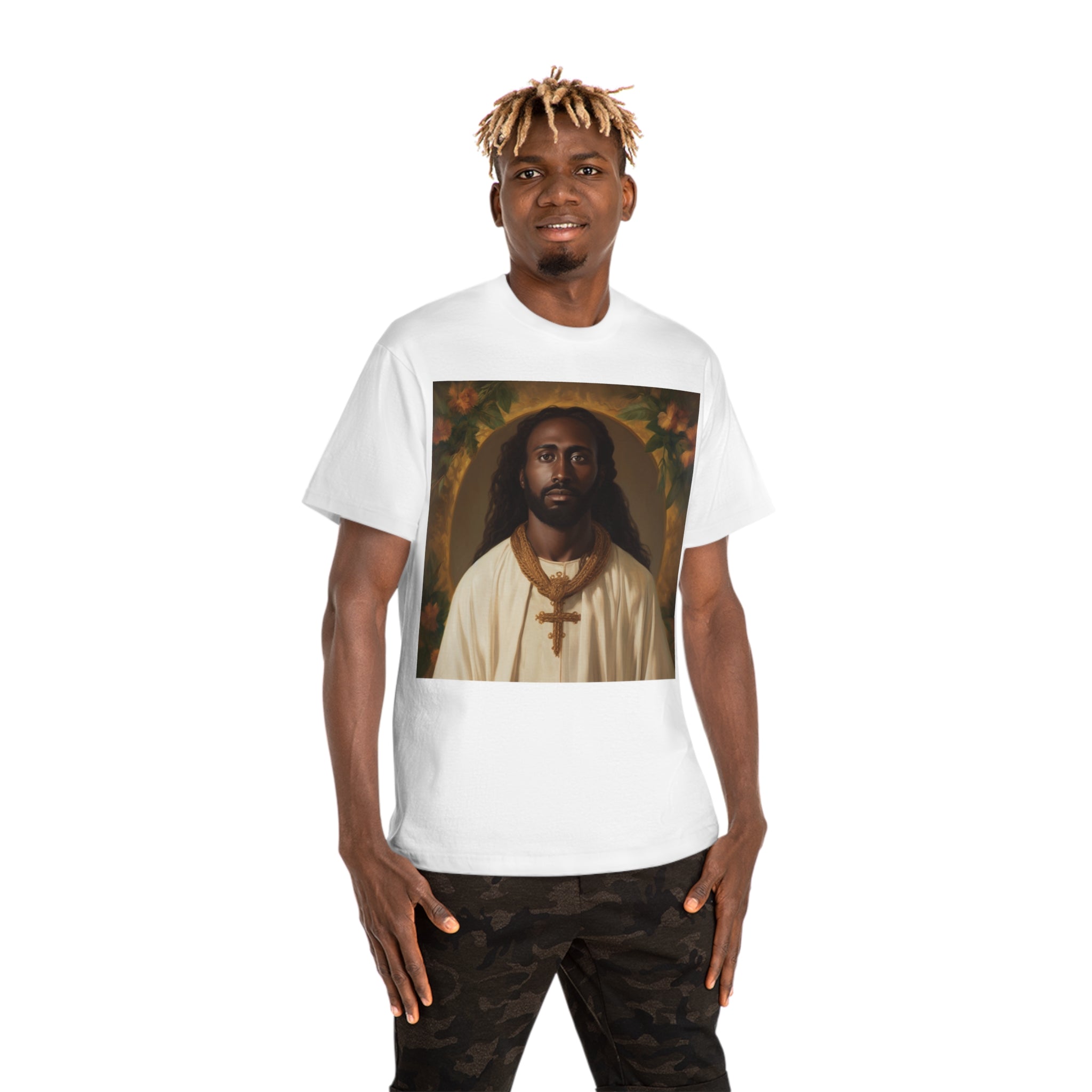 Unity in Faith: ' Classic Painting of African Descent Jesus' Unisex Hammer™ T-Shirt - Celebrate Diversity in Spirituality with a Groundbreaking Art-Inspired Design