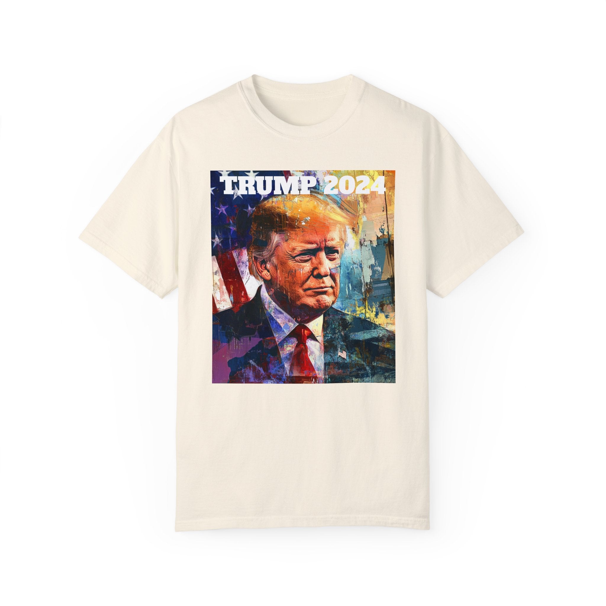 Stand with Strength: Trump 2024 Unisex Garment-Dyed T-Shirt - Wear Your Support Proudly