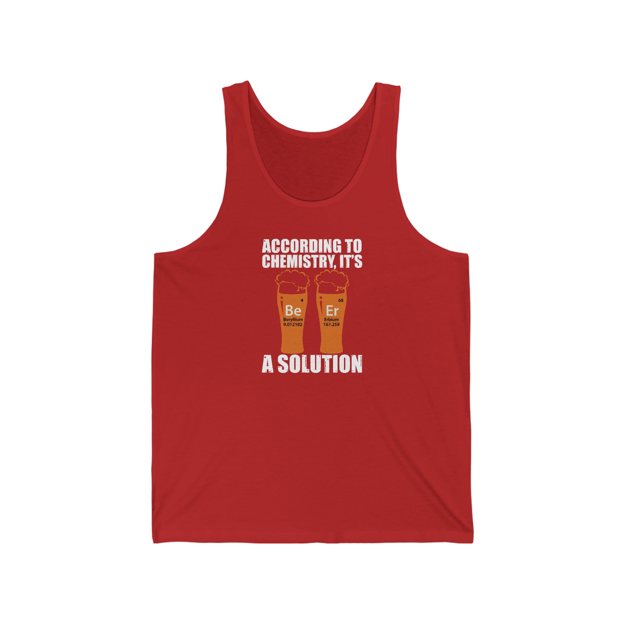 Funny Gift  Beer Periodic Table Tank-Top | Funny Science-Themed Tank for Beer Enthusiasts Gift for Her Birthday Present for Wife Anniversary