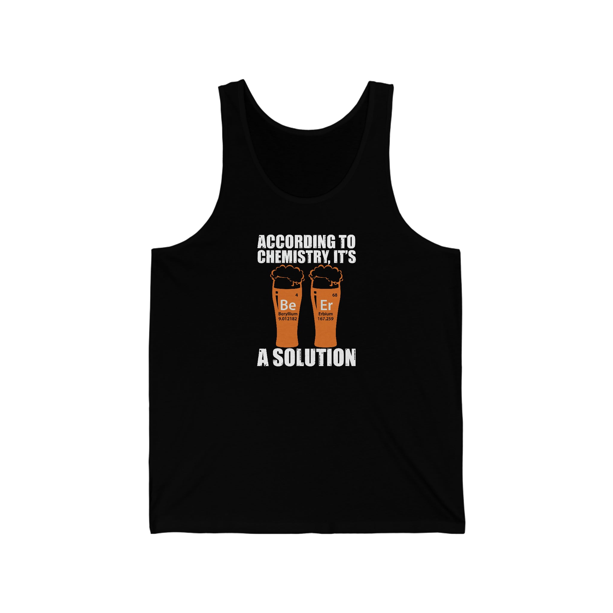 Funny Gift  Beer Periodic Table Tank-Top | Funny Science-Themed Tank for Beer Enthusiasts Gift for Her Birthday Present for Wife Anniversary