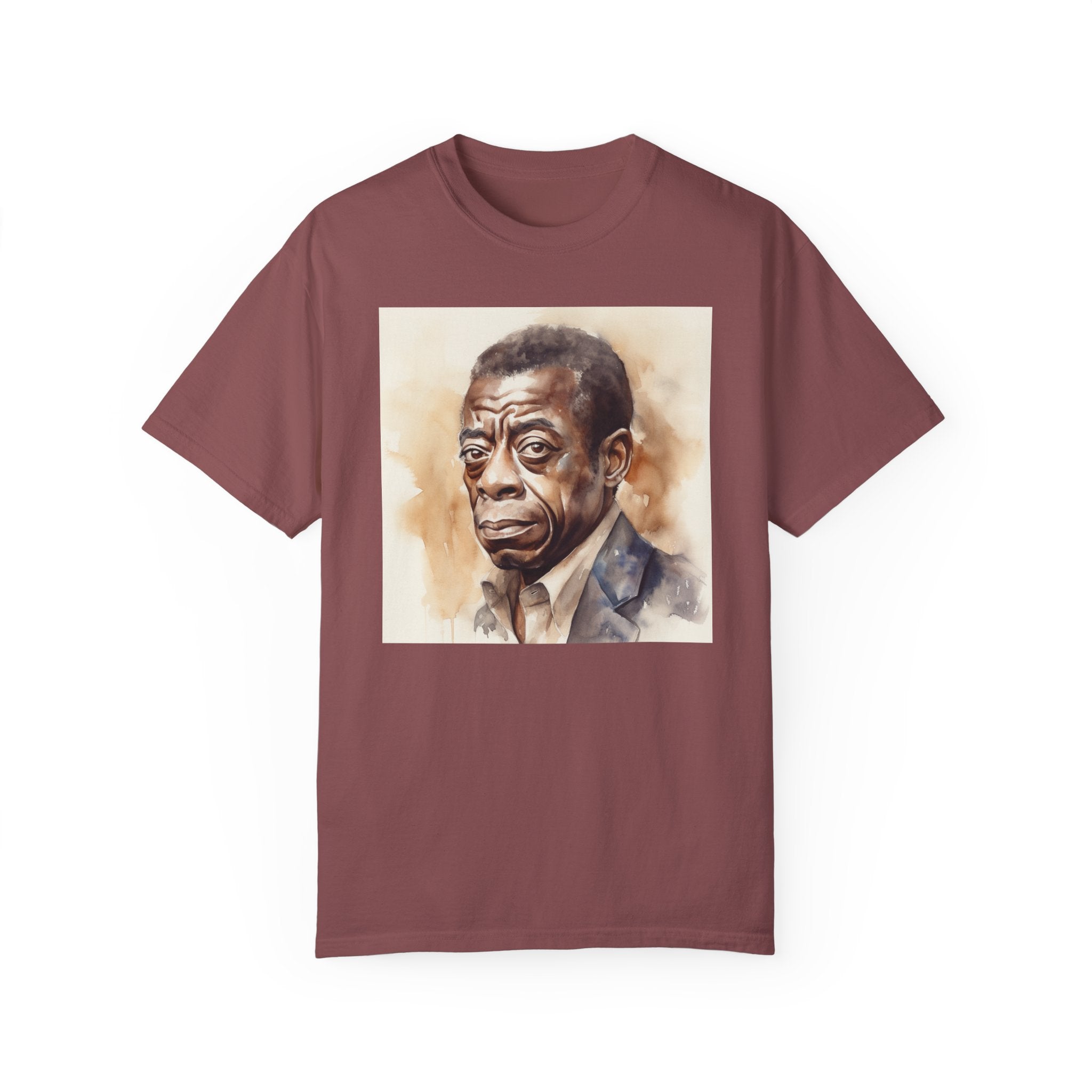 Iconic African American Pioneer Portrait Unisex Garment-Dyed T-shirt - Tribute to a Renowned Writer and Civil Rights Activist