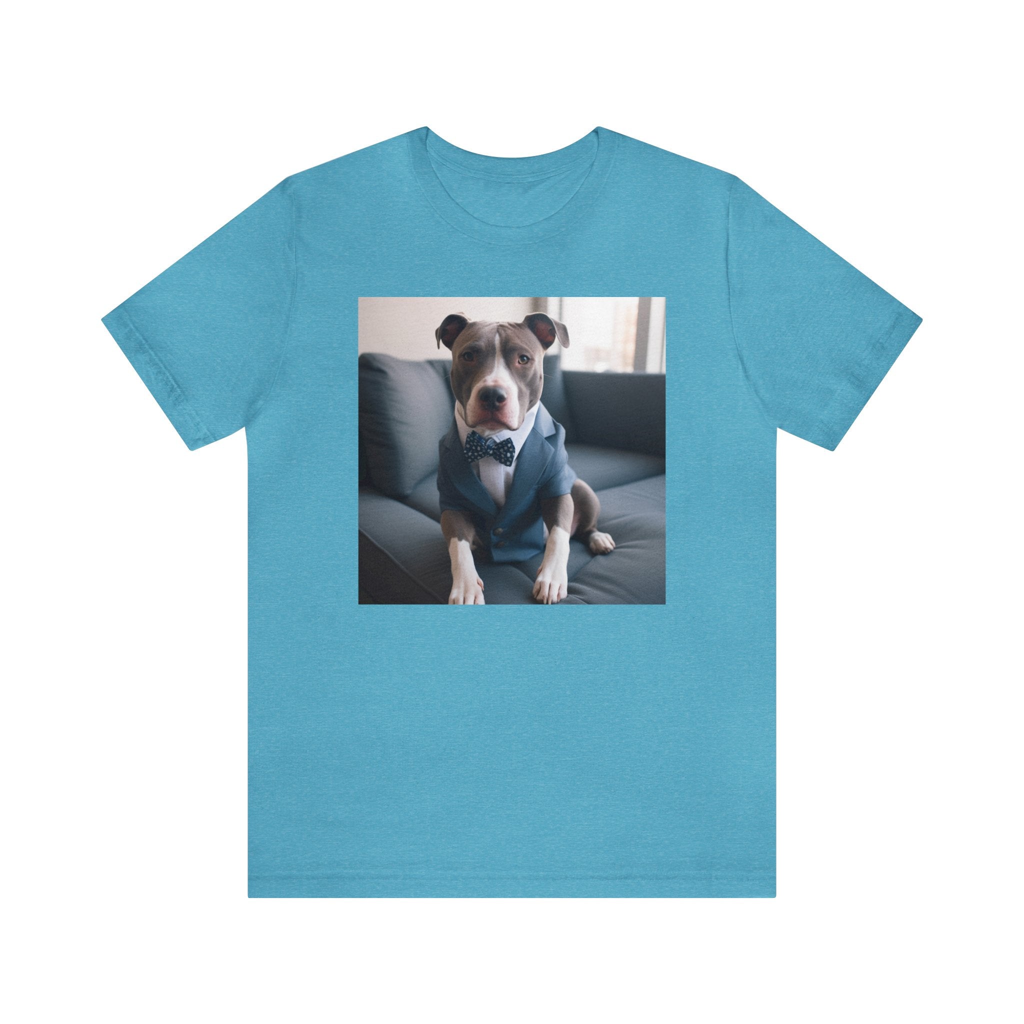 Hire Your Furry Friend with the "Do I have the Job?" Cute Puppy for Dog Owners in Interview Attire Unisex Jersey Short Sleeve Tee - Funny Dog Interview Tee Gift for Dog Lovers and Pet Owners