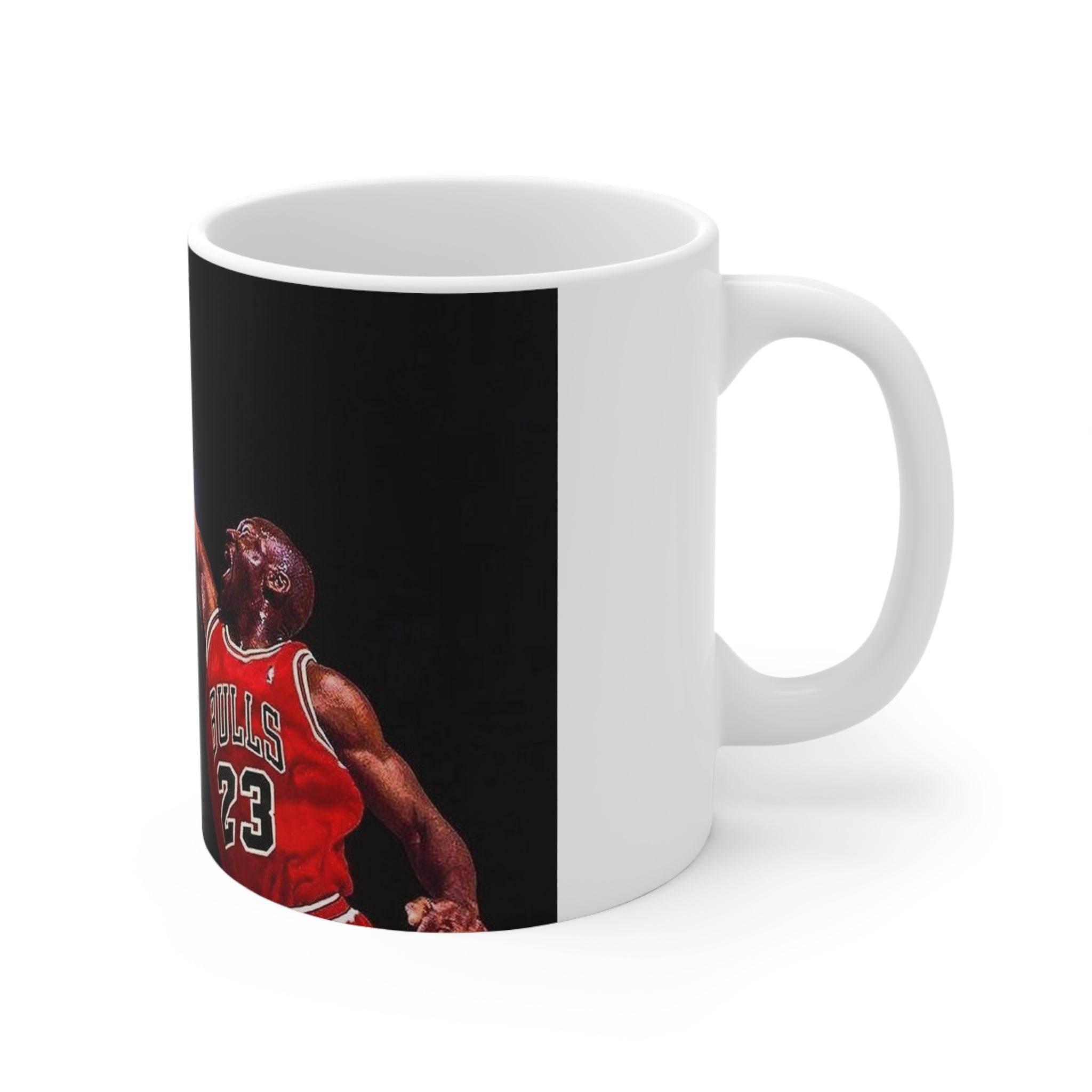 Icon Vs Icon Basketball Clash Ceramic Mug 11oz - Perfect for Sports Enthusiasts!