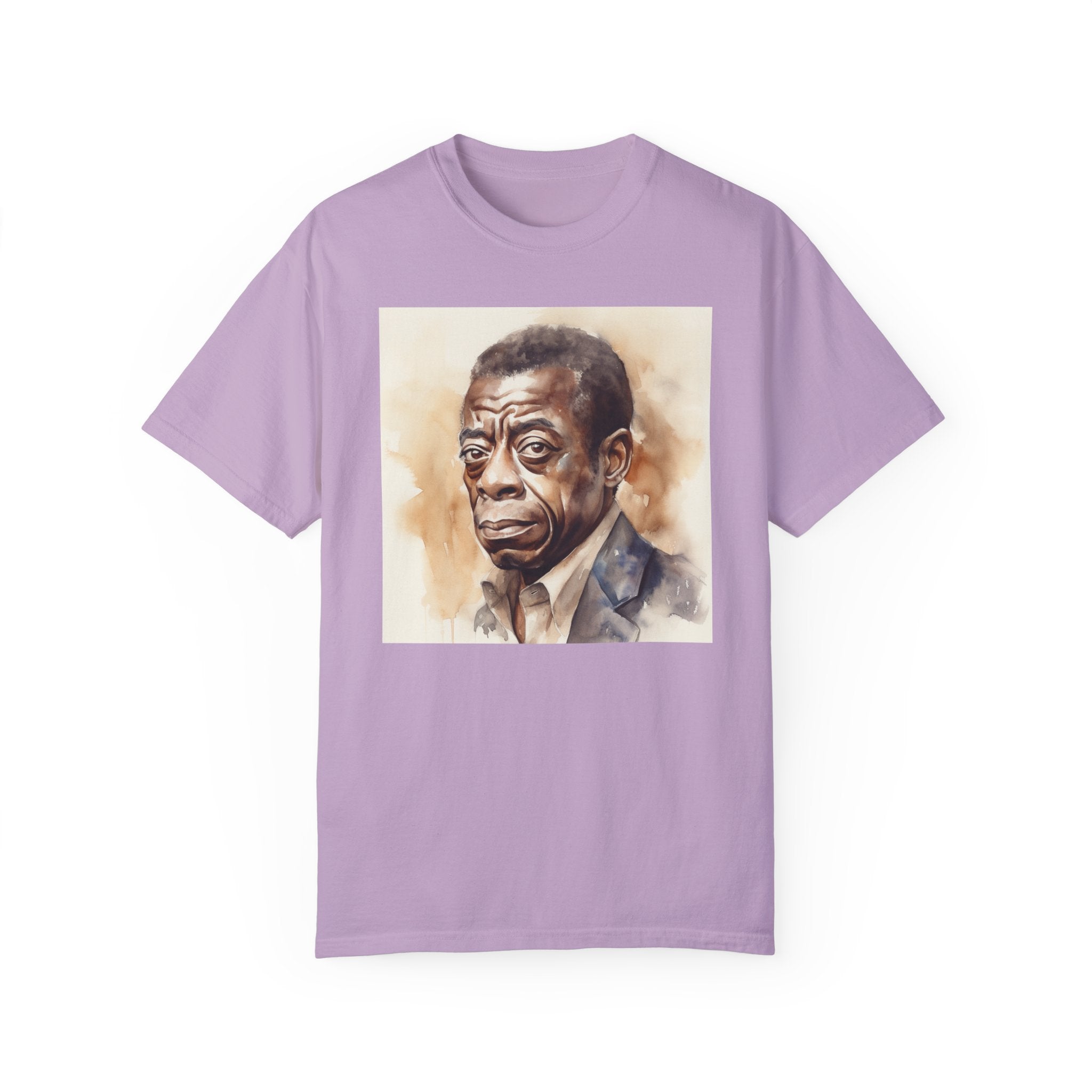 Iconic African American Pioneer Portrait Unisex Garment-Dyed T-shirt - Tribute to a Renowned Writer and Civil Rights Activist