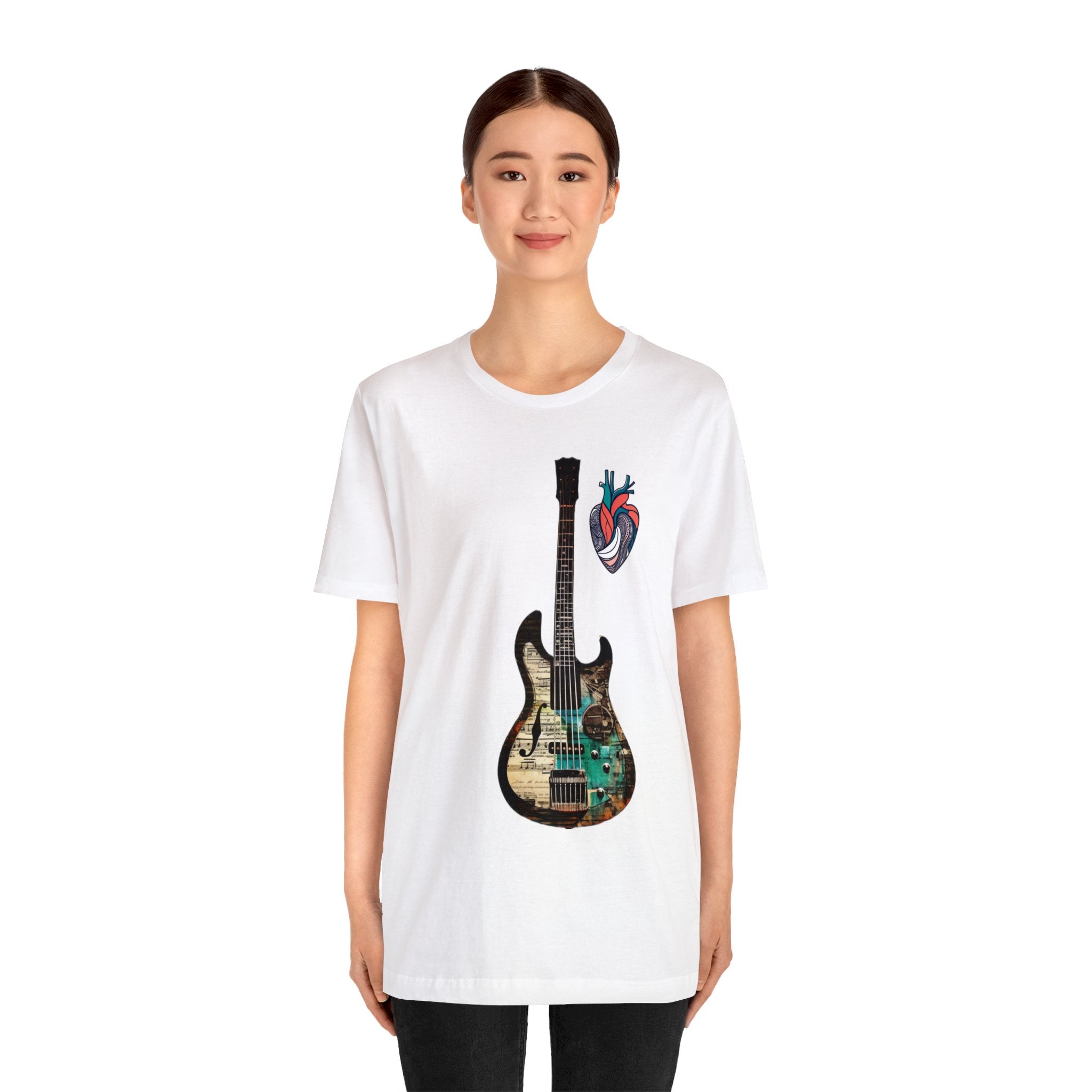 Unisex Jersey Short Sleeve Tee-Dive into the Symphony: Music Anatomy Unveiled!