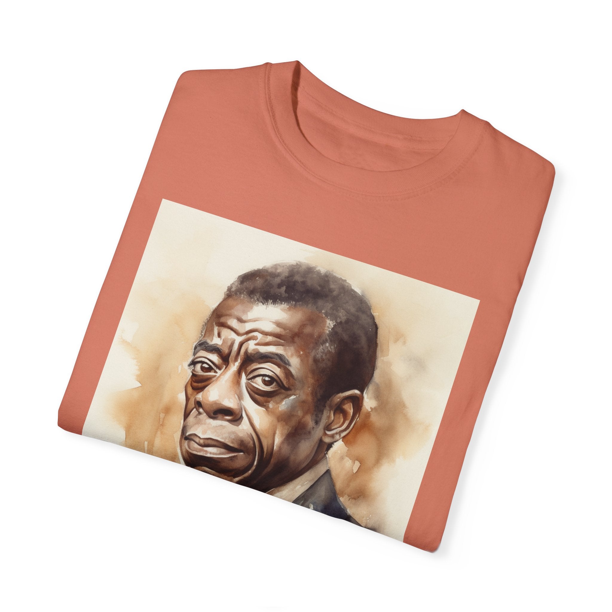 Iconic African American Pioneer Portrait Unisex Garment-Dyed T-shirt - Tribute to a Renowned Writer and Civil Rights Activist