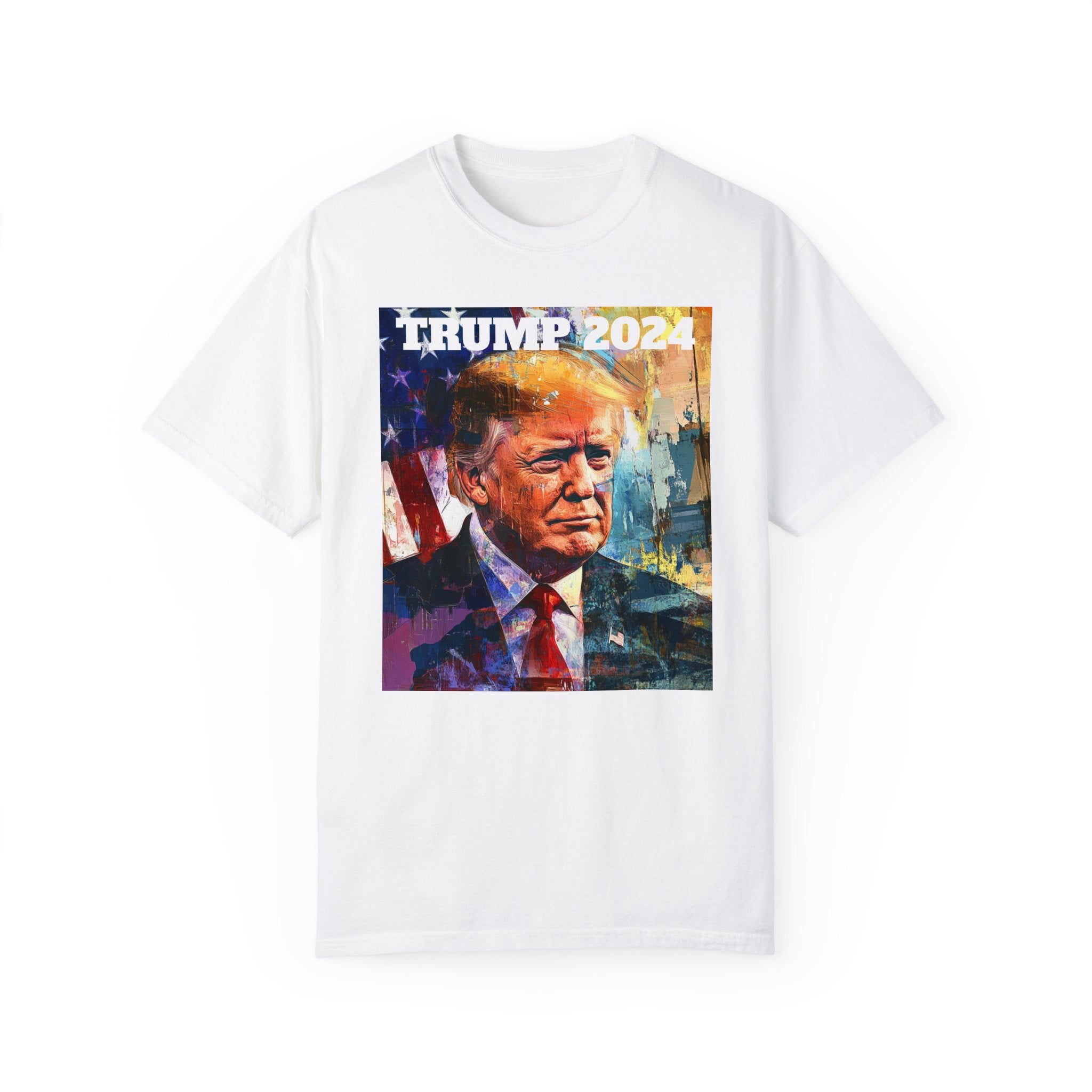 Stand with Strength: Trump 2024 Unisex Garment-Dyed T-Shirt - Wear Your Support Proudly