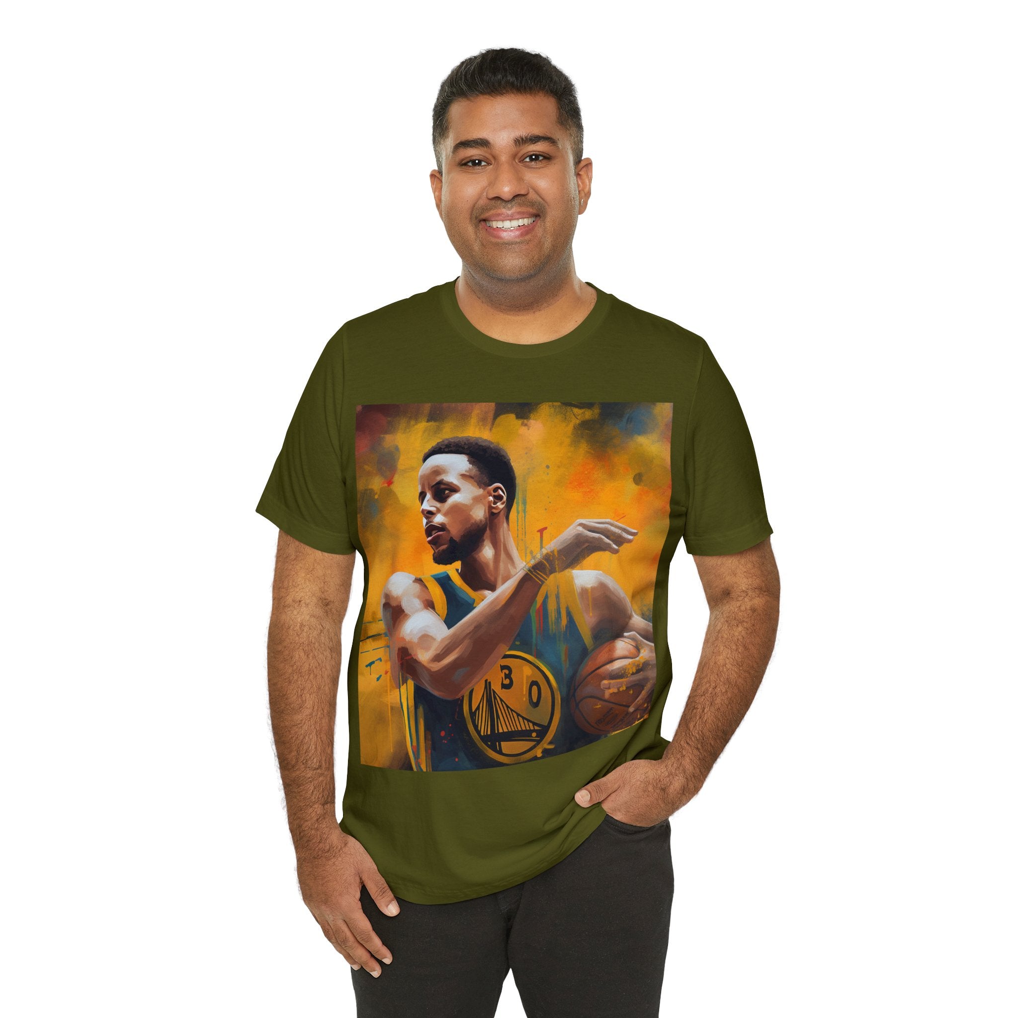 Stylish Shirt for Wear to any Event! Dynamic Basketball Athlete 3-Point Shooter Unisex Jersey Tee - Premium Sports Fan Apparel for Sports Fans and Fans of Dynamic Players