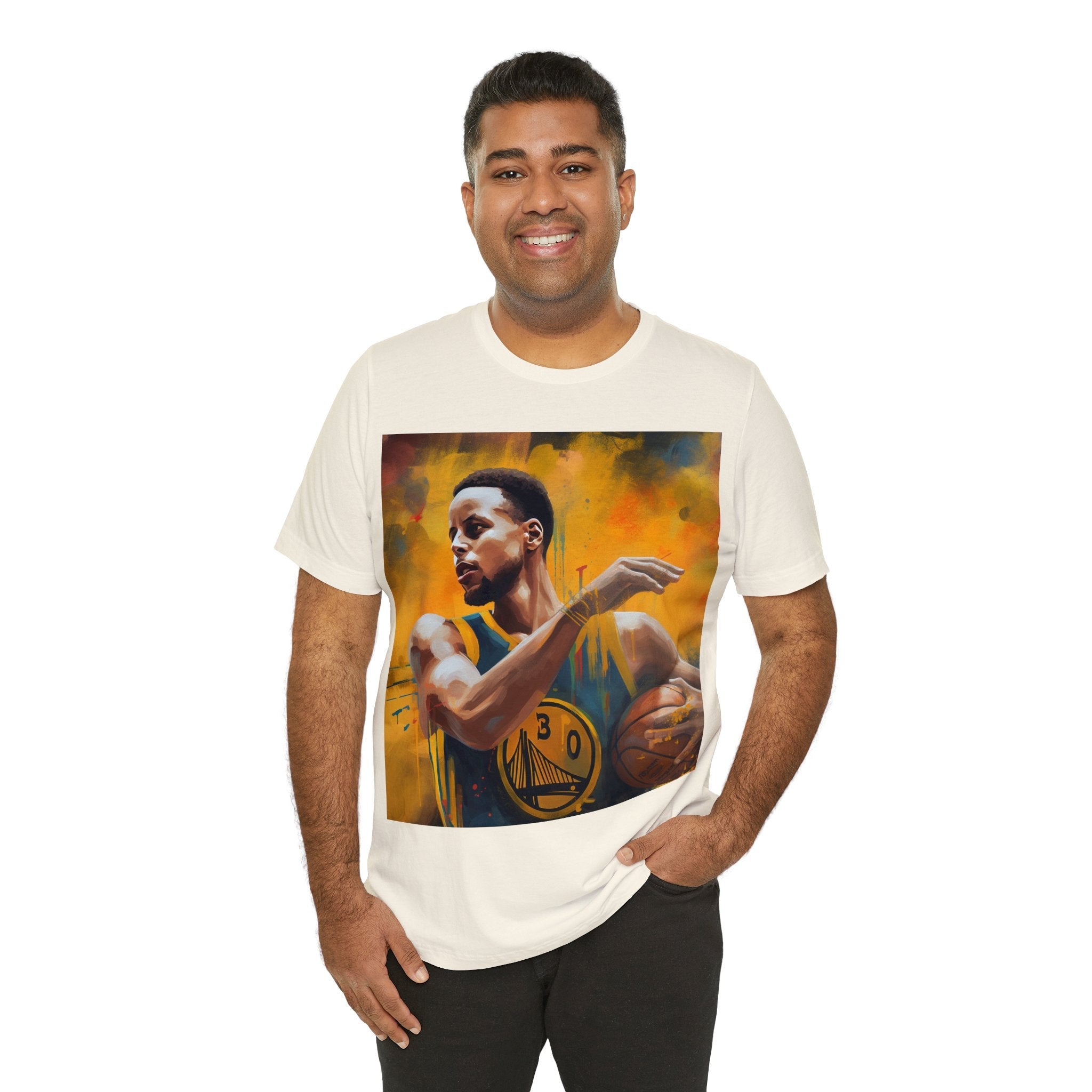 Support Your Warrior From the Golden State!  Wear to any Event! Dynamic Basketball Athlete 3-Point Shooter Unisex Jersey Tee - Premium Sports Fan Apparel for Sports Fans and Fans of Dynamic Players