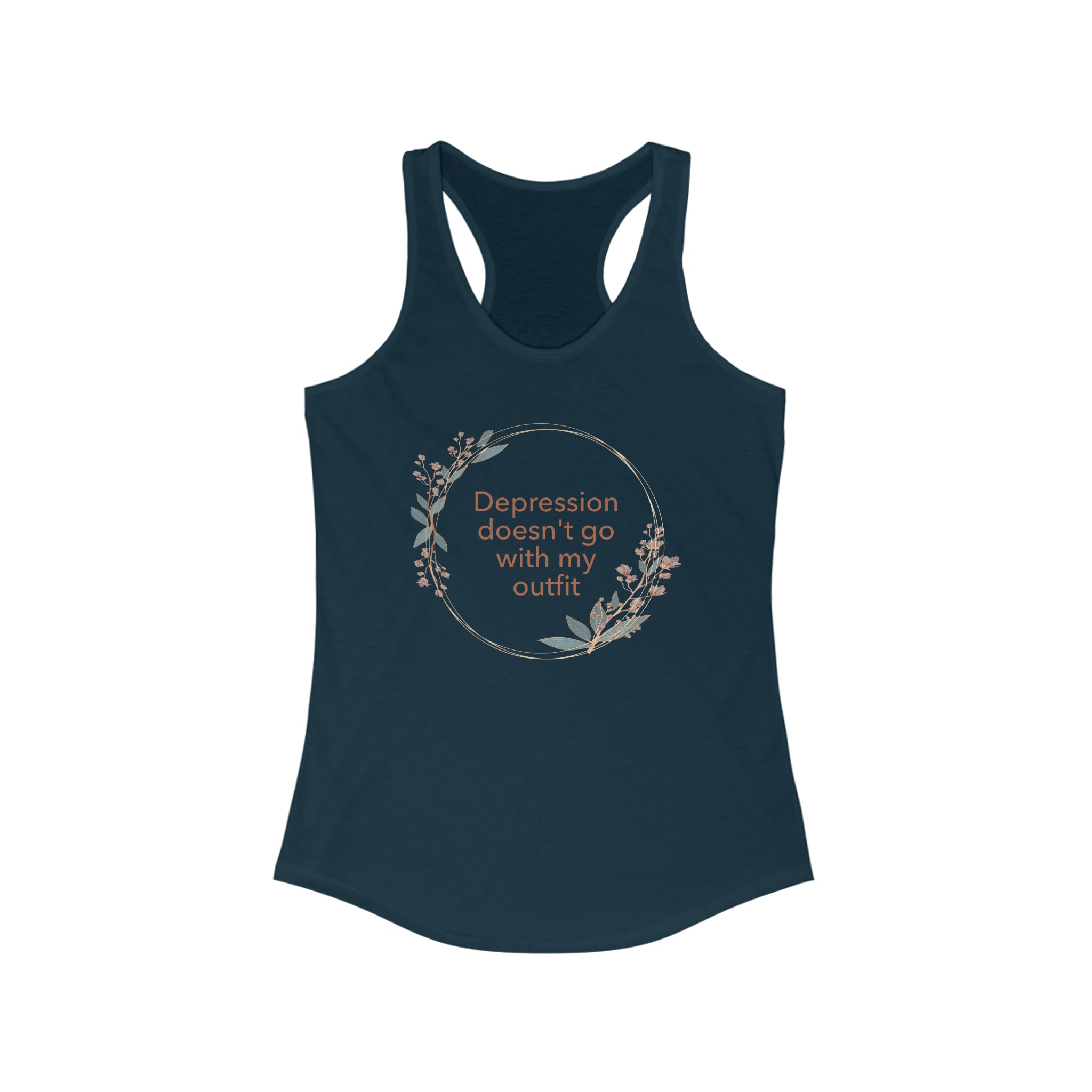 Motivational Women's Tank-Top Shirt Racerback Tank Women's Mental Health Awareness Tank Top Positive Message Self Care Apparel