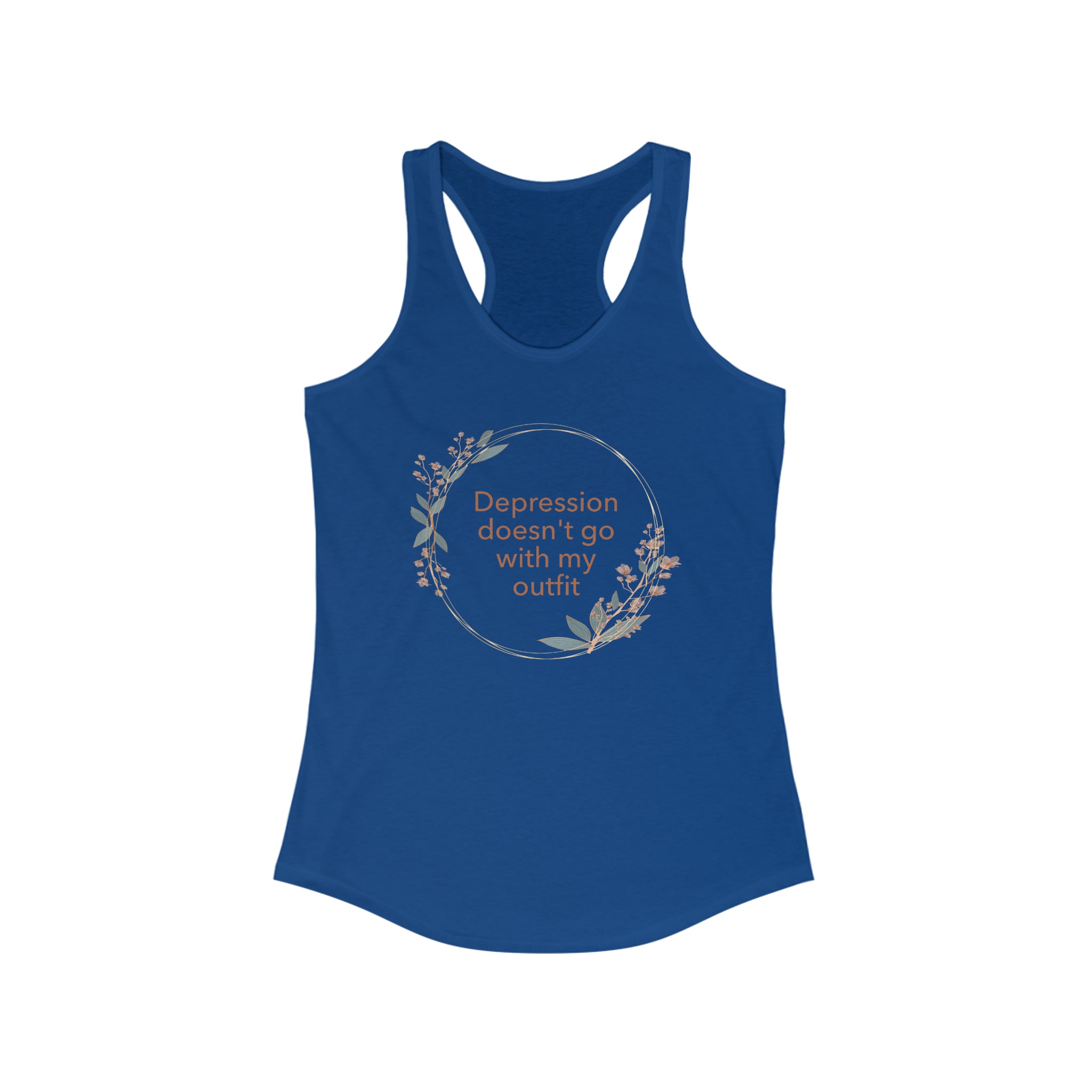 Motivational Women's Tank-Top Shirt Racerback Tank Women's Mental Health Awareness Tank Top Positive Message Self Care Apparel