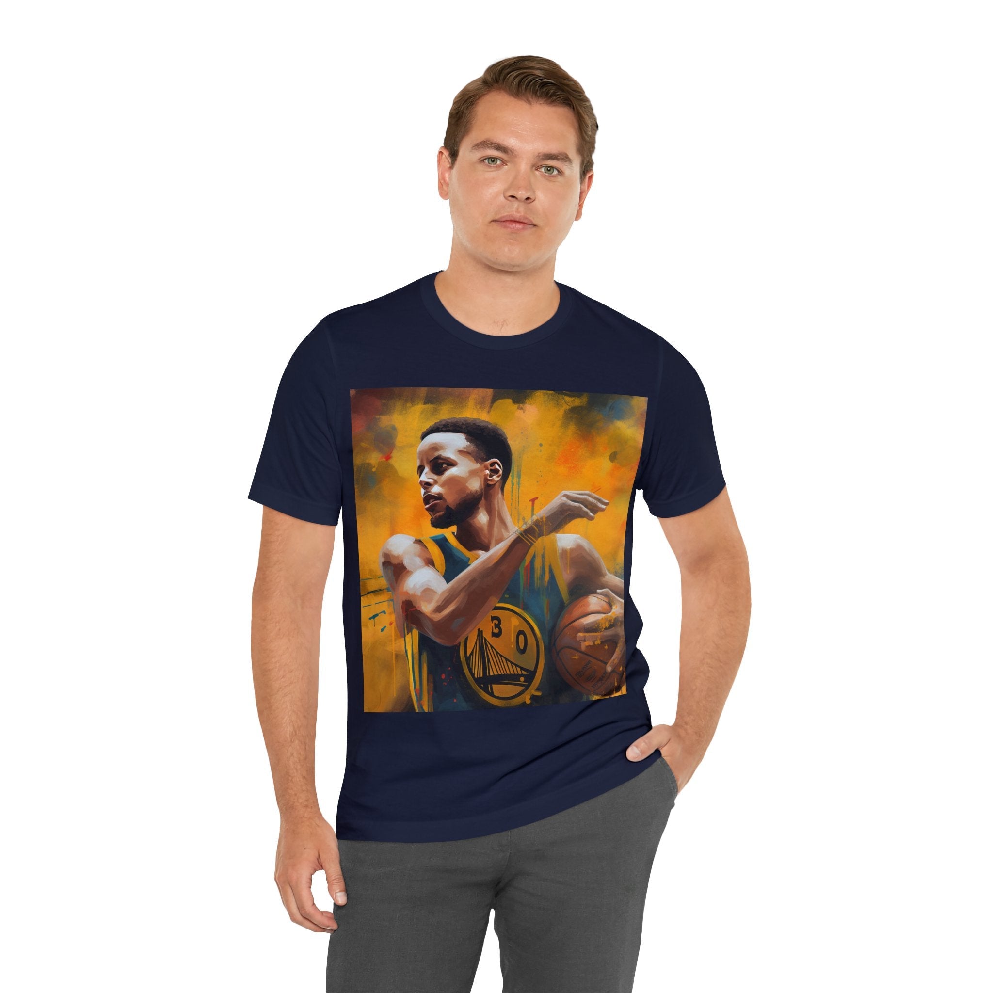 Support Your Warrior From the Golden State!  Wear to any Event! Dynamic Basketball Athlete 3-Point Shooter Unisex Jersey Tee - Premium Sports Fan Apparel for Sports Fans and Fans of Dynamic Players