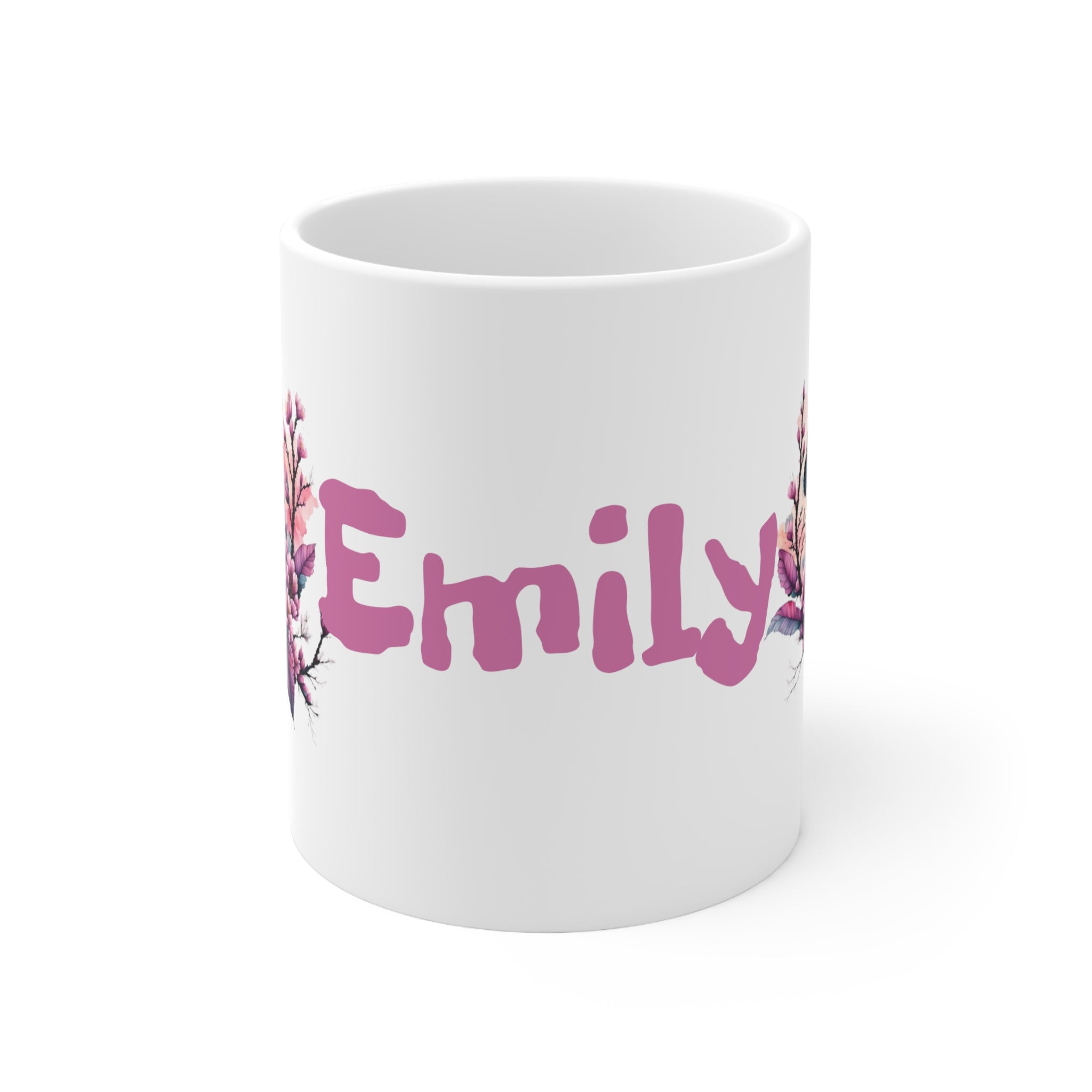 Ceramic Emily 11oz Mug Gift For Birthday Party Present For Someone Cute Special Gift For Last Minute Mothers Day Gift For Family