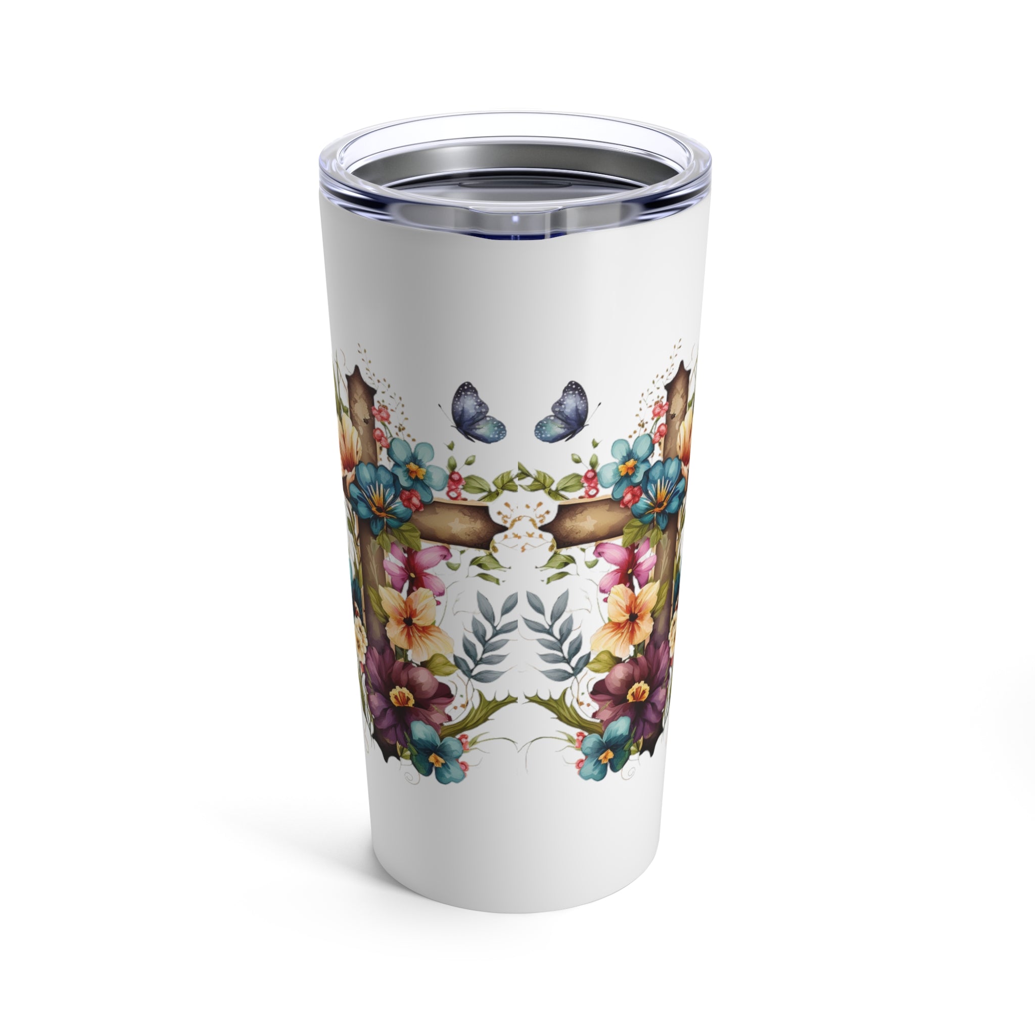 Stay Inspired with Our 'Faith Does Not Make Things Easy, It Makes Them Possible' Prayer Tumbler - 20oz