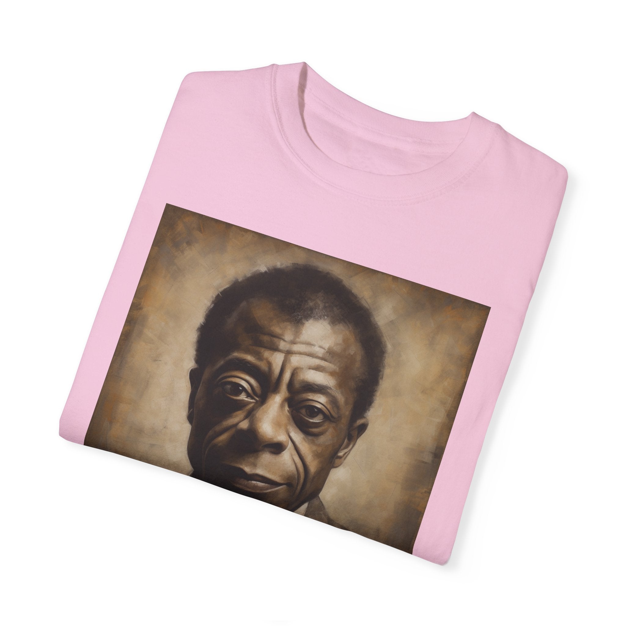 Show Civil Rights Support and Awareness in Comfort With Portrait of Iconic African American Pioneer Portrait Unisex Garment-Dyed T-shirt - Tribute to a Renowned Writer and Civil Rights Activist Ideal For History Scholars