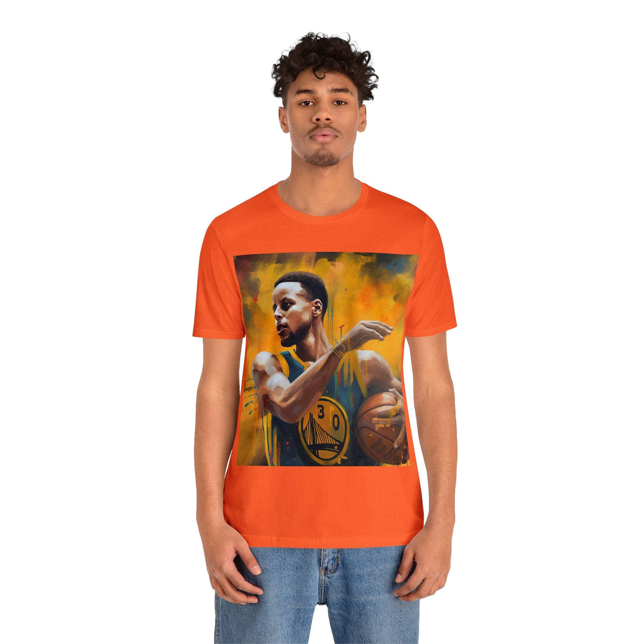 Stylish Shirt for Wear to any Event! Dynamic Basketball Athlete 3-Point Shooter Unisex Jersey Tee - Premium Sports Fan Apparel for Sports Fans and Fans of Dynamic Players