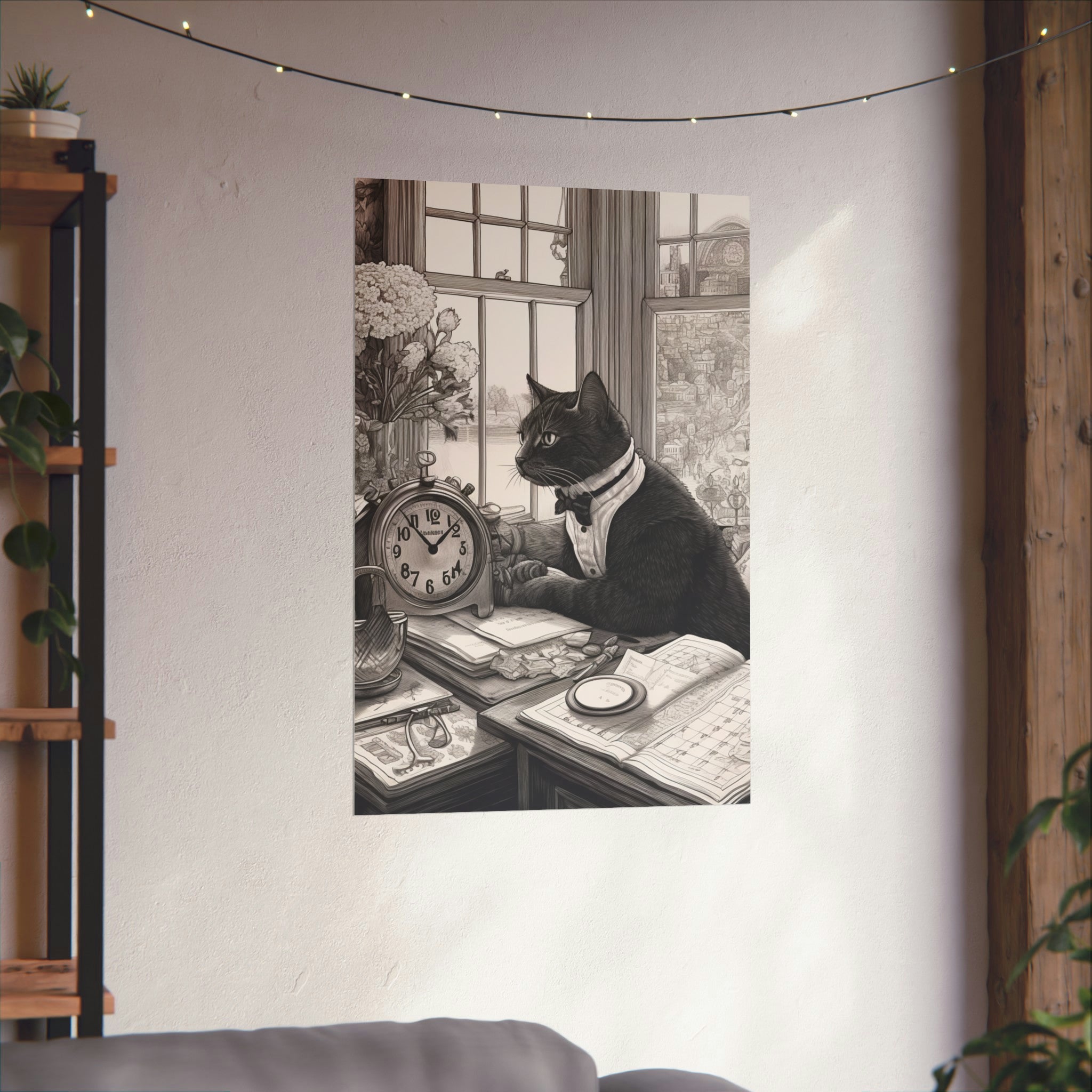 Matte Vertical Posters--Cat Boss for Cat Lovers Gift for Pet Owners Print for Cat Owners