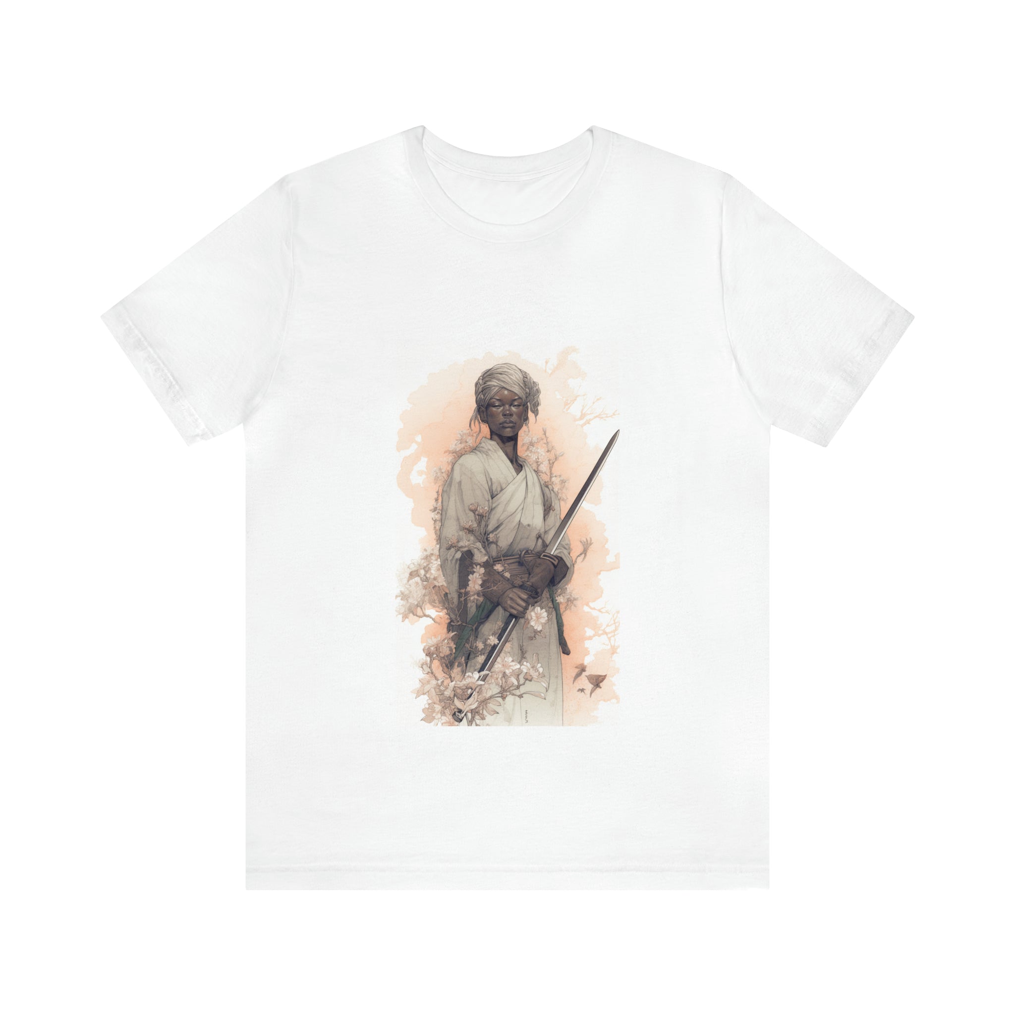 Unisex Jersey Short Sleeve Tee -- Perfect Gift for Female Samurai and Feudal Japan Enthusiasts