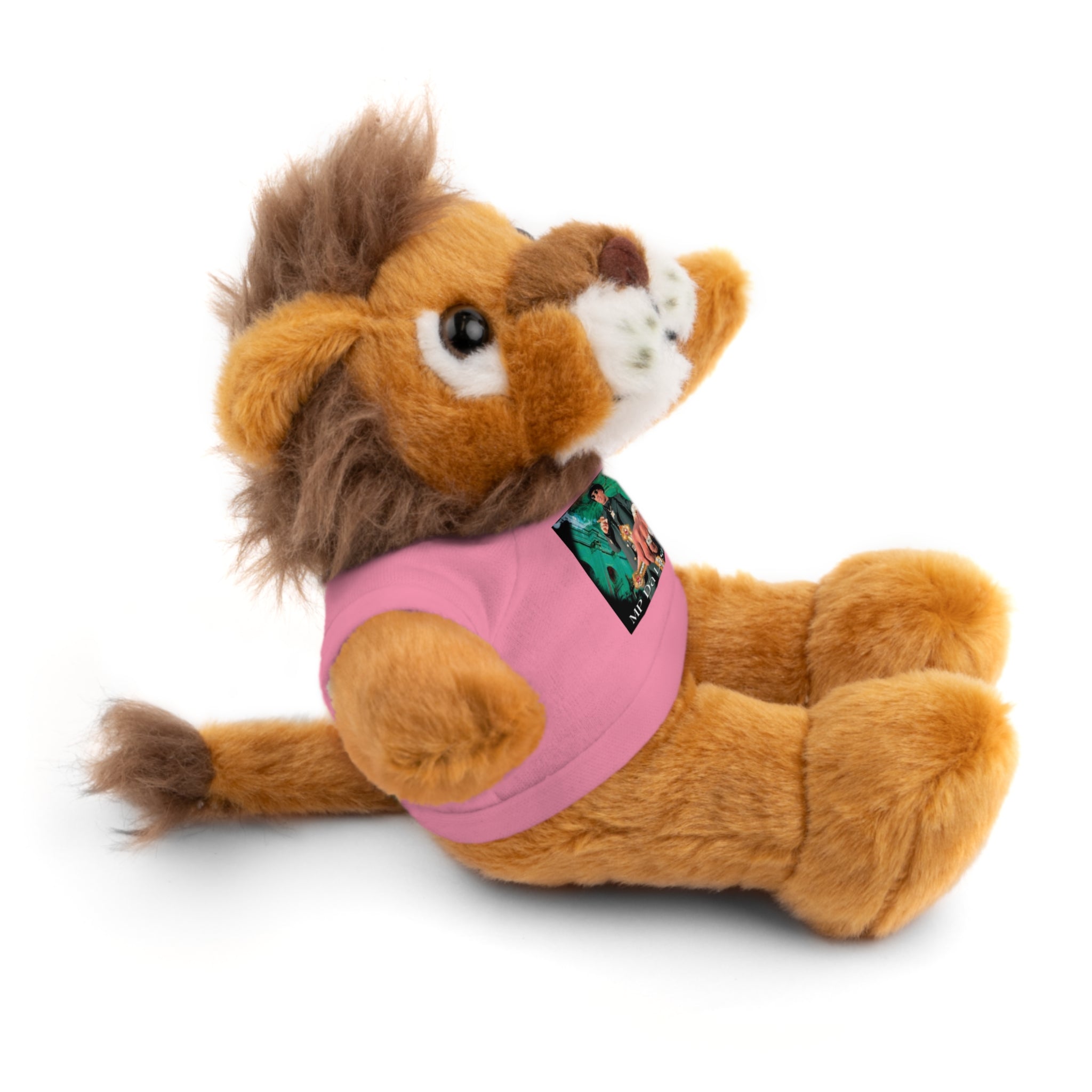 Nostalgic Vibes: Stuffed Animals with 90's Louisiana Rap Icon Tee - Retro Plush Toy for Hip Hop Fans