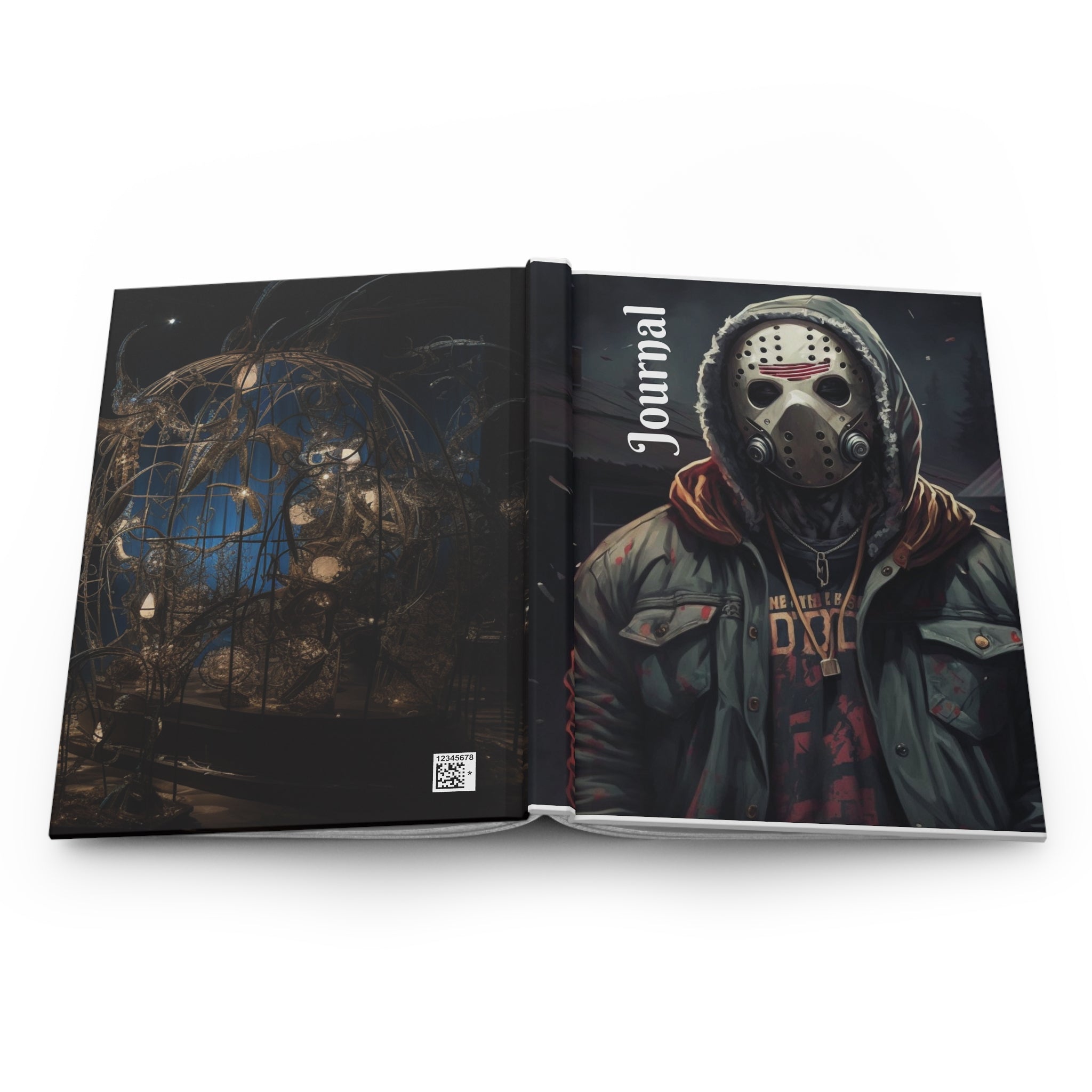 Hardcover Journal Matte-"Jason Spit Fire" (Professional Art)