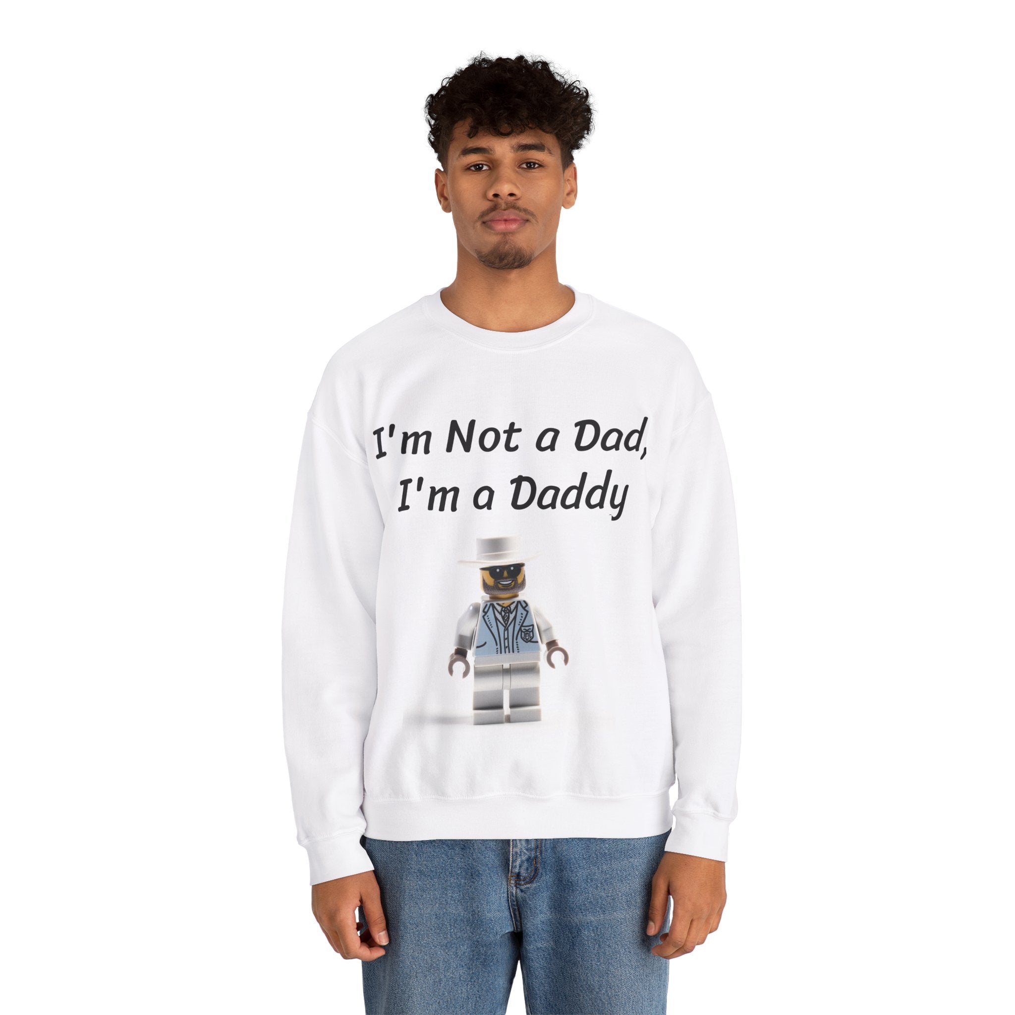 Unique Shirt to Keep You Warm on Those Cold Days. Elevate Your Style with the 'I'm Not a Dad, I'm a Daddy' Unisex Heavy Blend™ Crewneck Funny Sweatshirt - A Playful Expression of Fatherhood!