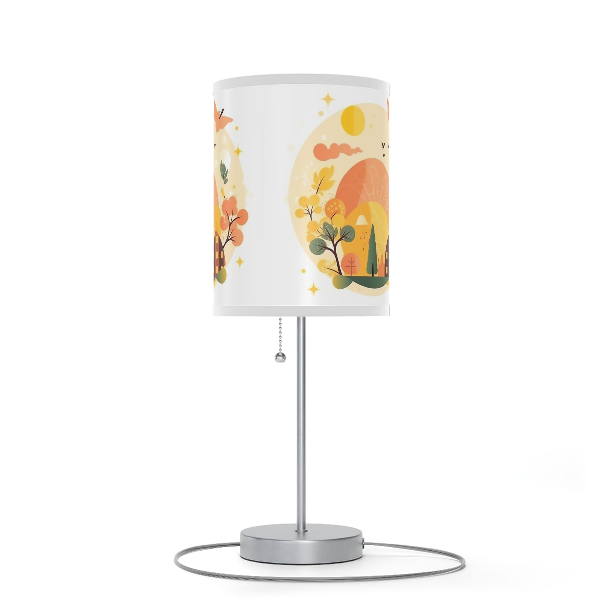 Lamp on a Stand, US|CA plug--Beautiful Dawn/Noon Abstract Illustration Professional Optical Illusion Interpretation