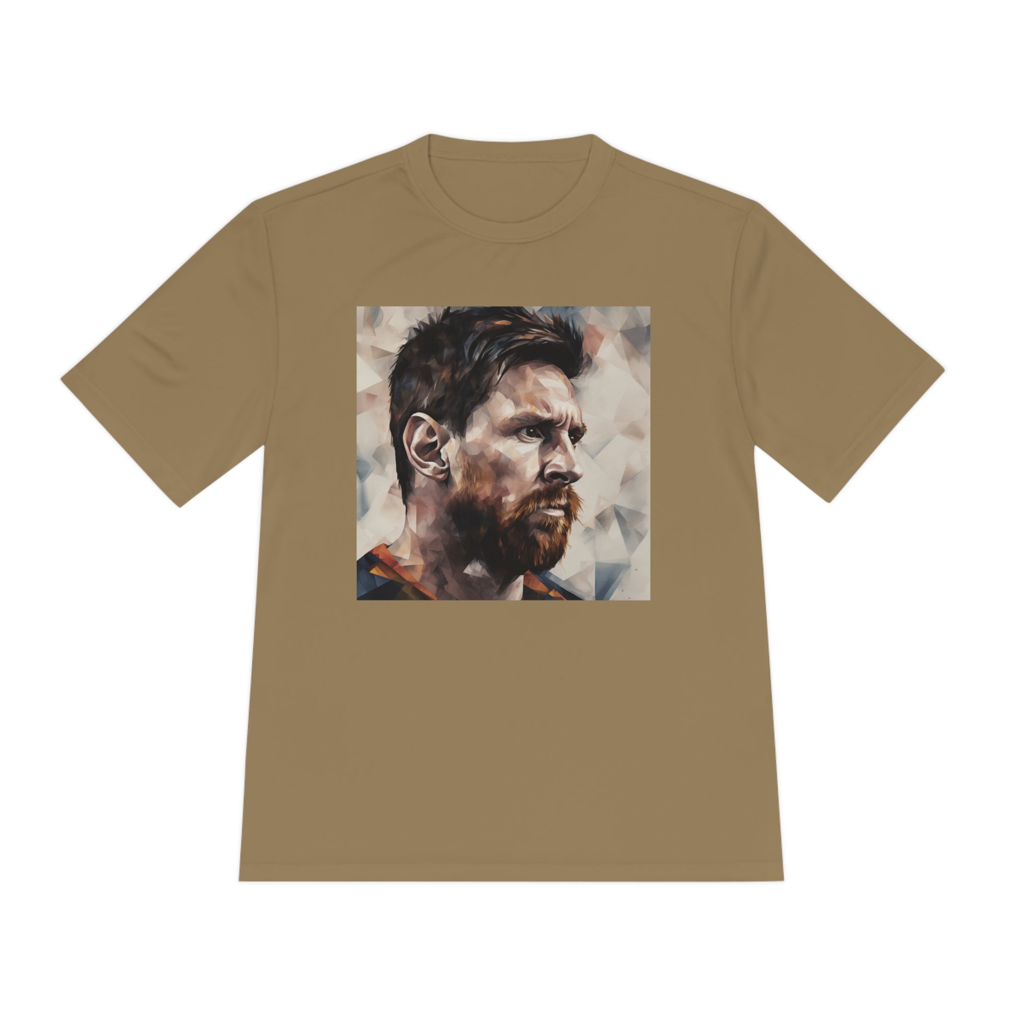 Watercolor Masterpiece: Unisex Moisture Wicking Tee - Dynamic Soccer Artistry Meets Performance Wear Gift for Footballer Fans Won't find anywhere else