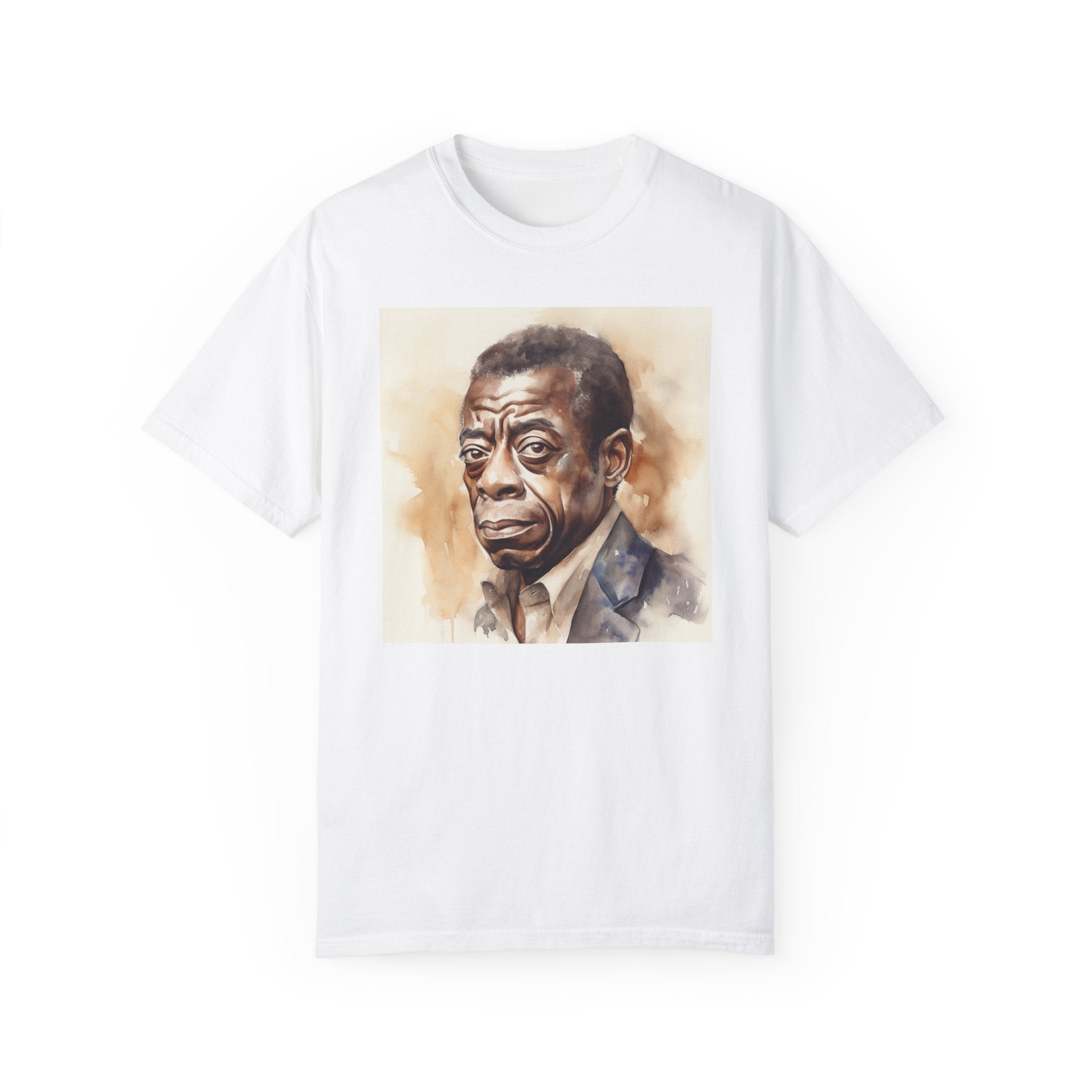 Iconic African American Pioneer Portrait Unisex Garment-Dyed T-shirt - Tribute to a Renowned Writer and Civil Rights Activist