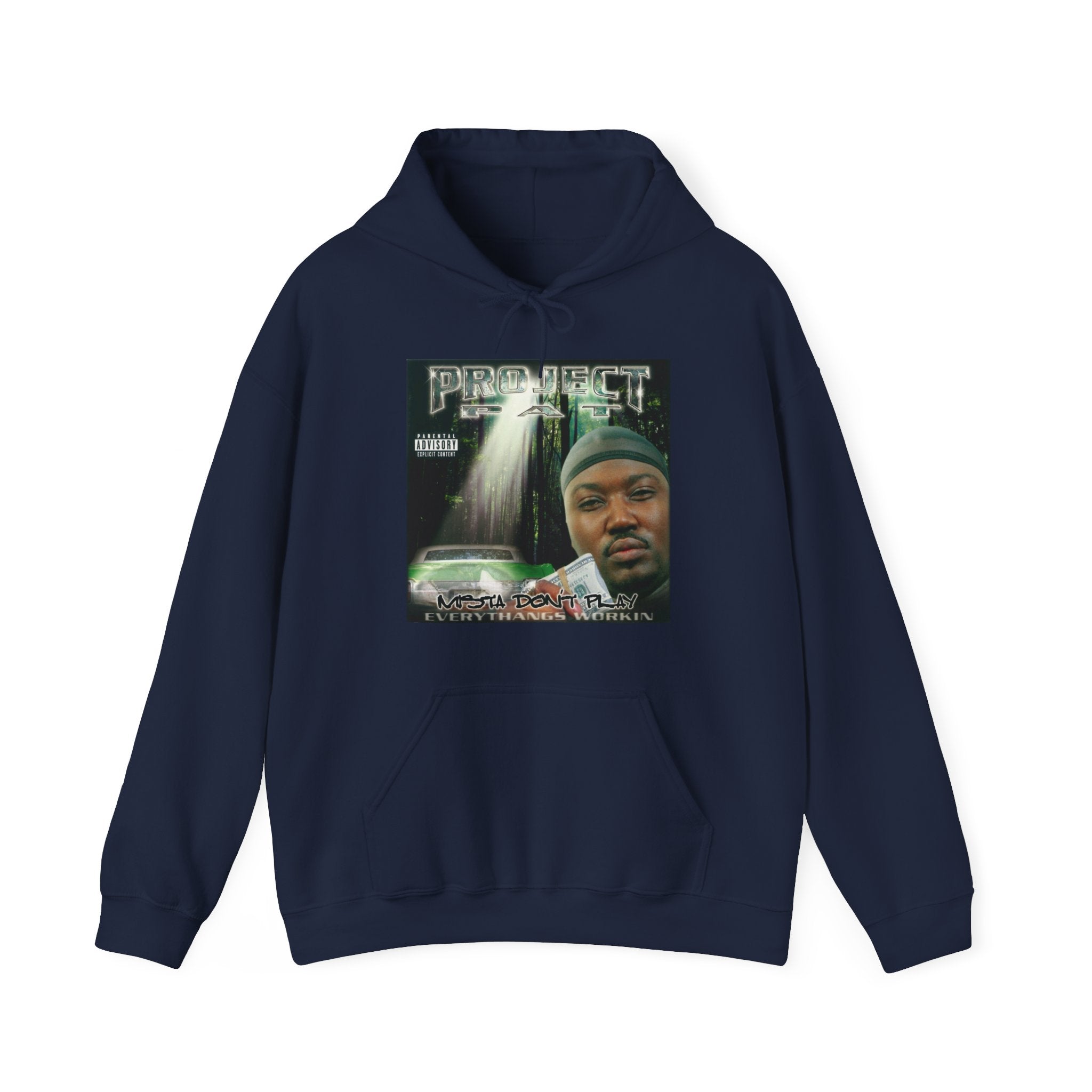 Gift for Down South Rap Fans! This Project Memphis Rap Legend: Unisex Heavy Blend™ Hip-Hop Icon Hooded Sweatshirt is a Rare and Stylish Gift - Urban Music Streetwear Tribute