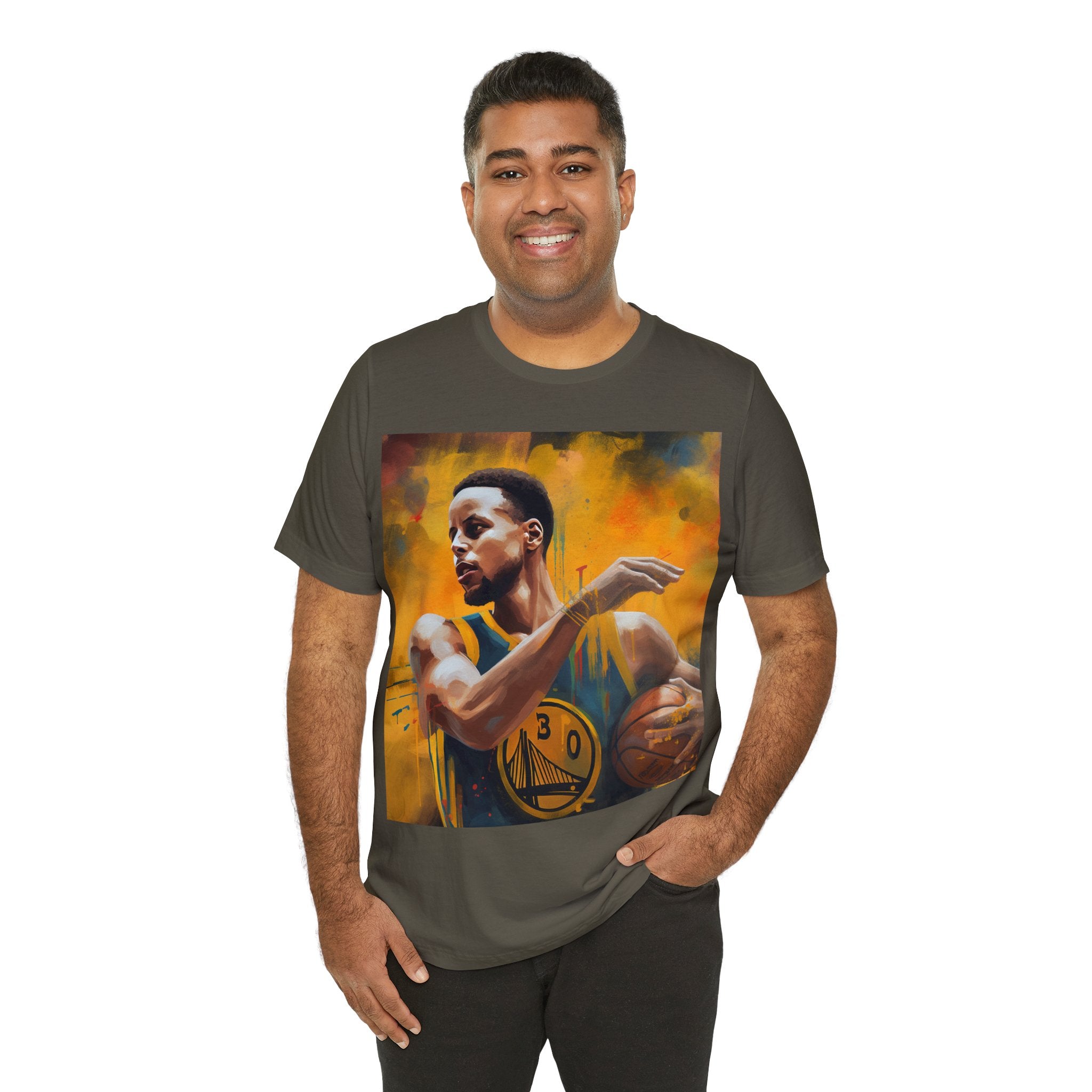 Stylish Shirt for Wear to any Event! Dynamic Basketball Athlete 3-Point Shooter Unisex Jersey Tee - Premium Sports Fan Apparel for Sports Fans and Fans of Dynamic Players