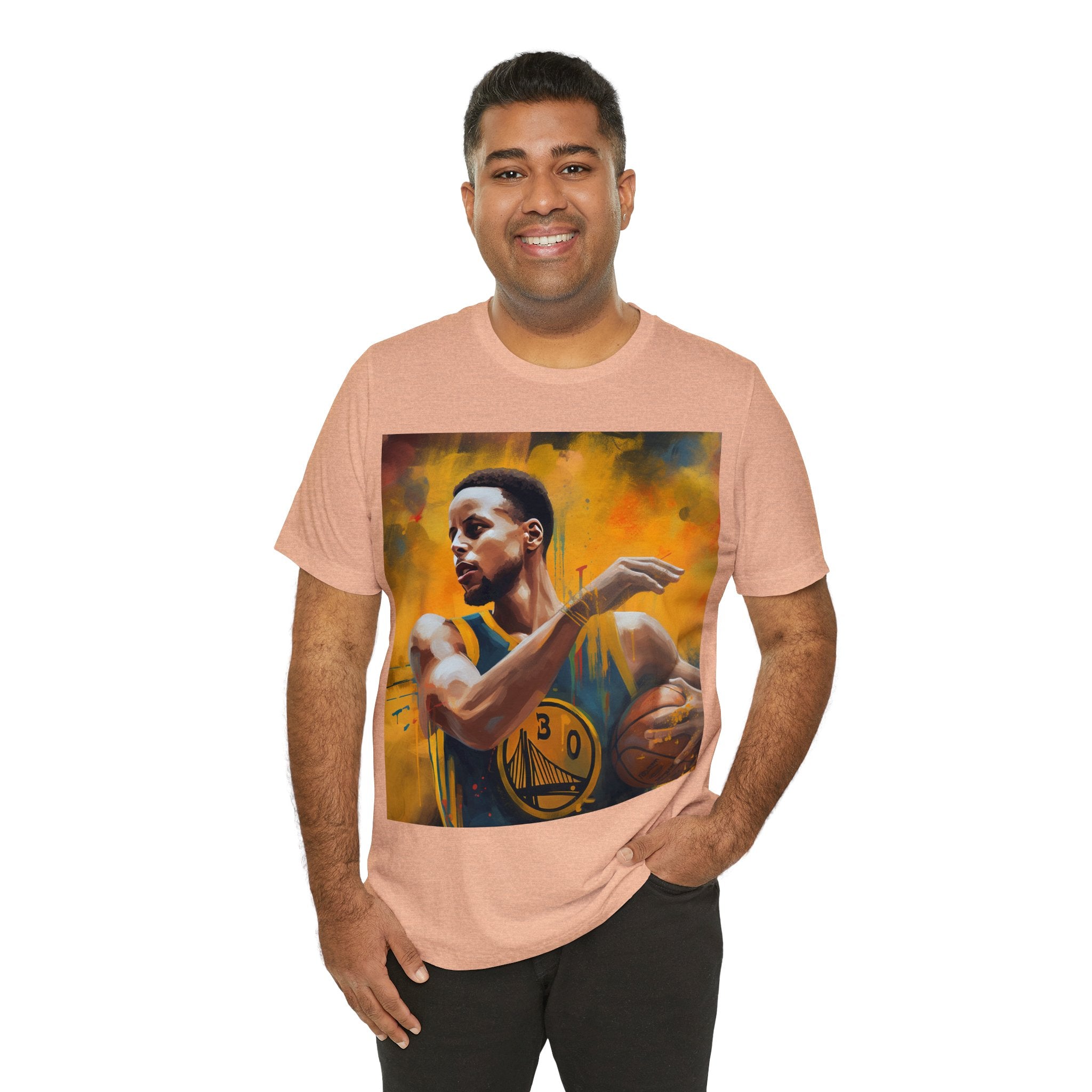 Stylish Shirt for Wear to any Event! Dynamic Basketball Athlete 3-Point Shooter Unisex Jersey Tee - Premium Sports Fan Apparel for Sports Fans and Fans of Dynamic Players