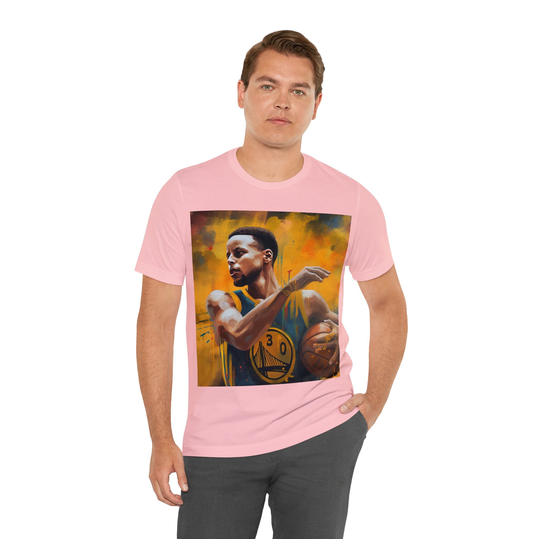 Stylish Shirt for Wear to any Event! Dynamic Basketball Athlete 3-Point Shooter Unisex Jersey Tee - Premium Sports Fan Apparel for Sports Fans and Fans of Dynamic Players