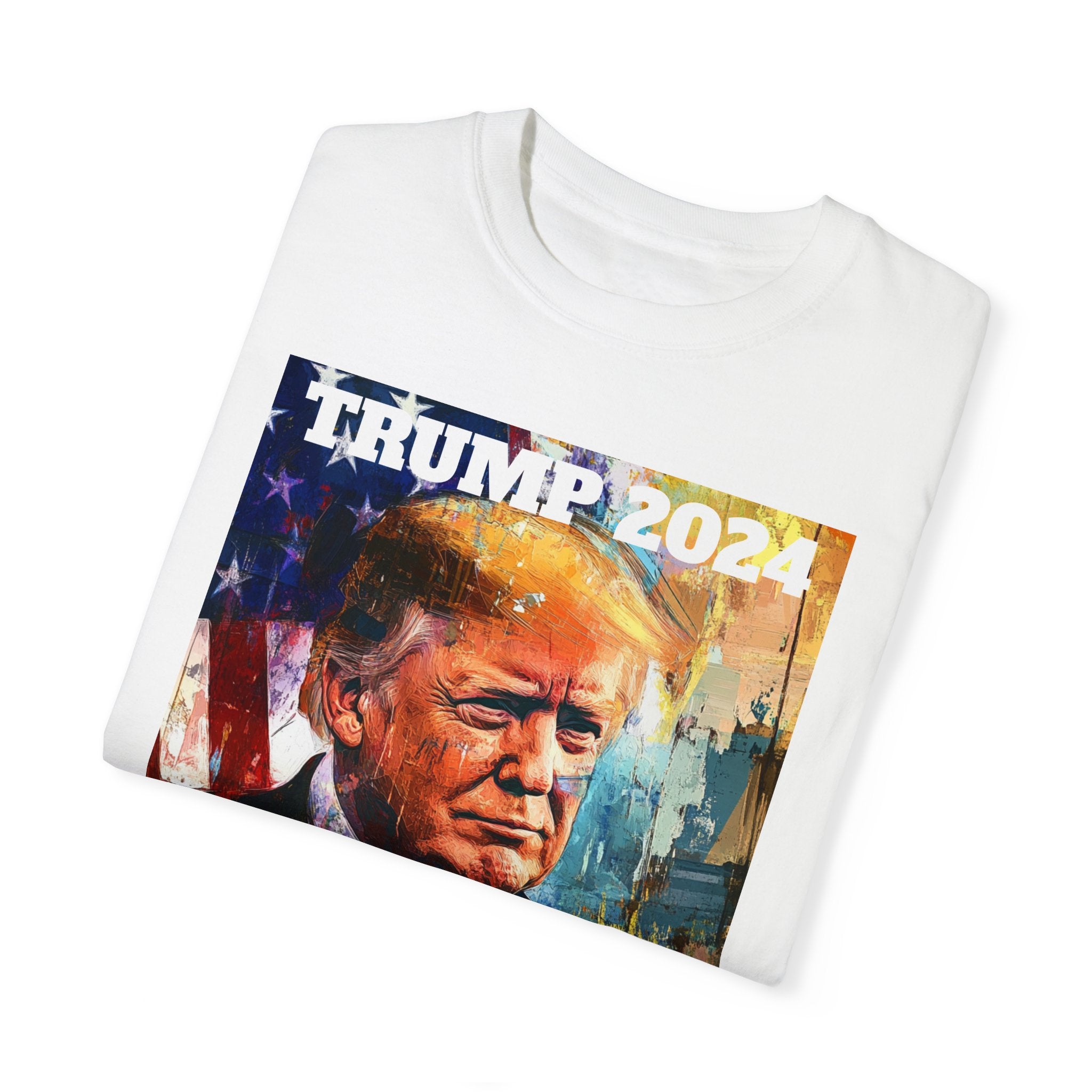 Stand with Strength: Trump 2024 Unisex Garment-Dyed T-Shirt - Wear Your Support Proudly