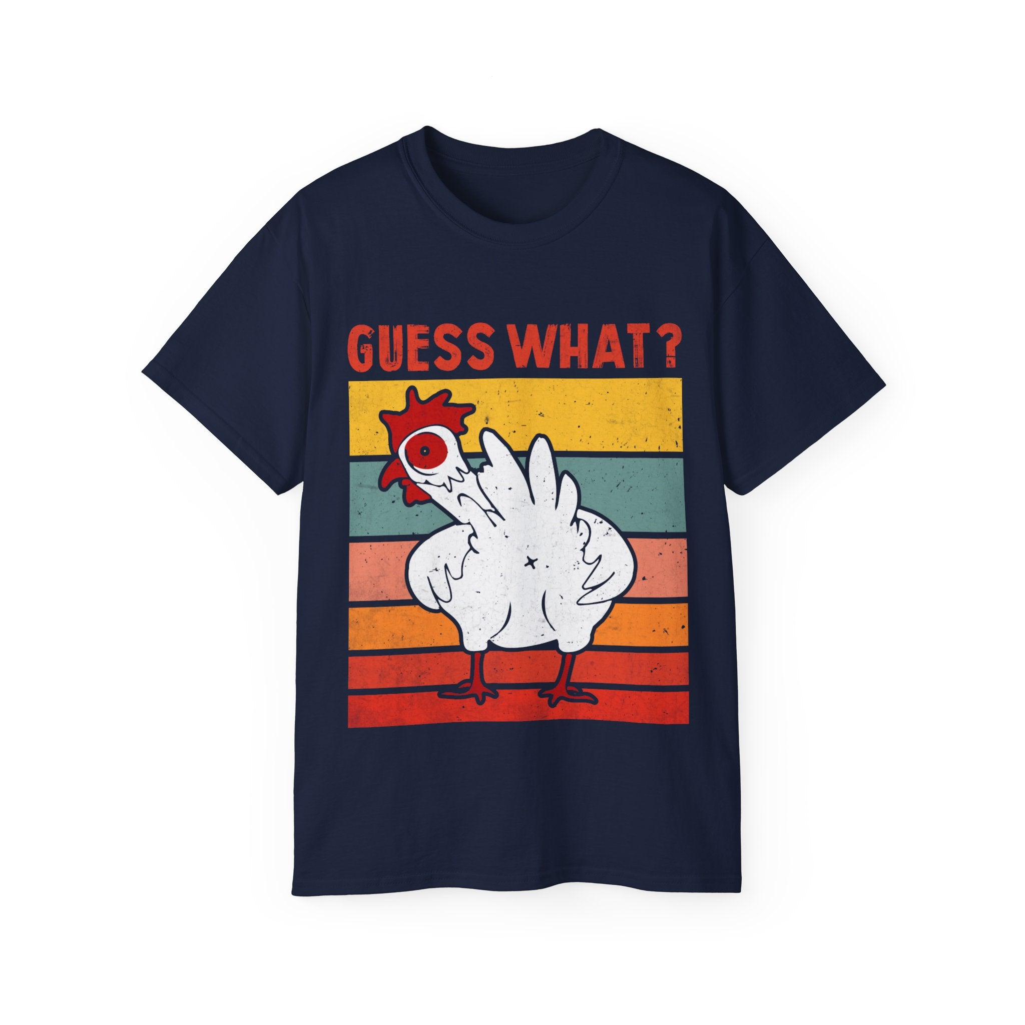 Guess What Chicken Butt tee, Funny unisex cotton tee, Classic humor t-shirt, Ultra cotton casual shirt, Playful graphic tee, Comfortable humor shirt, Unisex joke t-shirt, Casual wear funny tee, High-quality cotton shirt, Iconic joke tee, Breathable cotton t-shirt, Durable graphic shirt, Laughter-inducing cotton tee, Family-friendly humor shirt, Everyday comfort tee