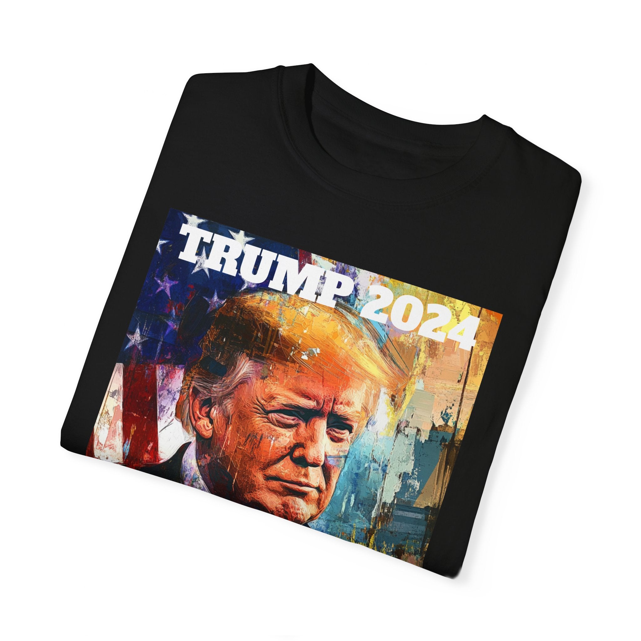 Stand with Strength: Trump 2024 Unisex Garment-Dyed T-Shirt - Wear Your Support Proudly