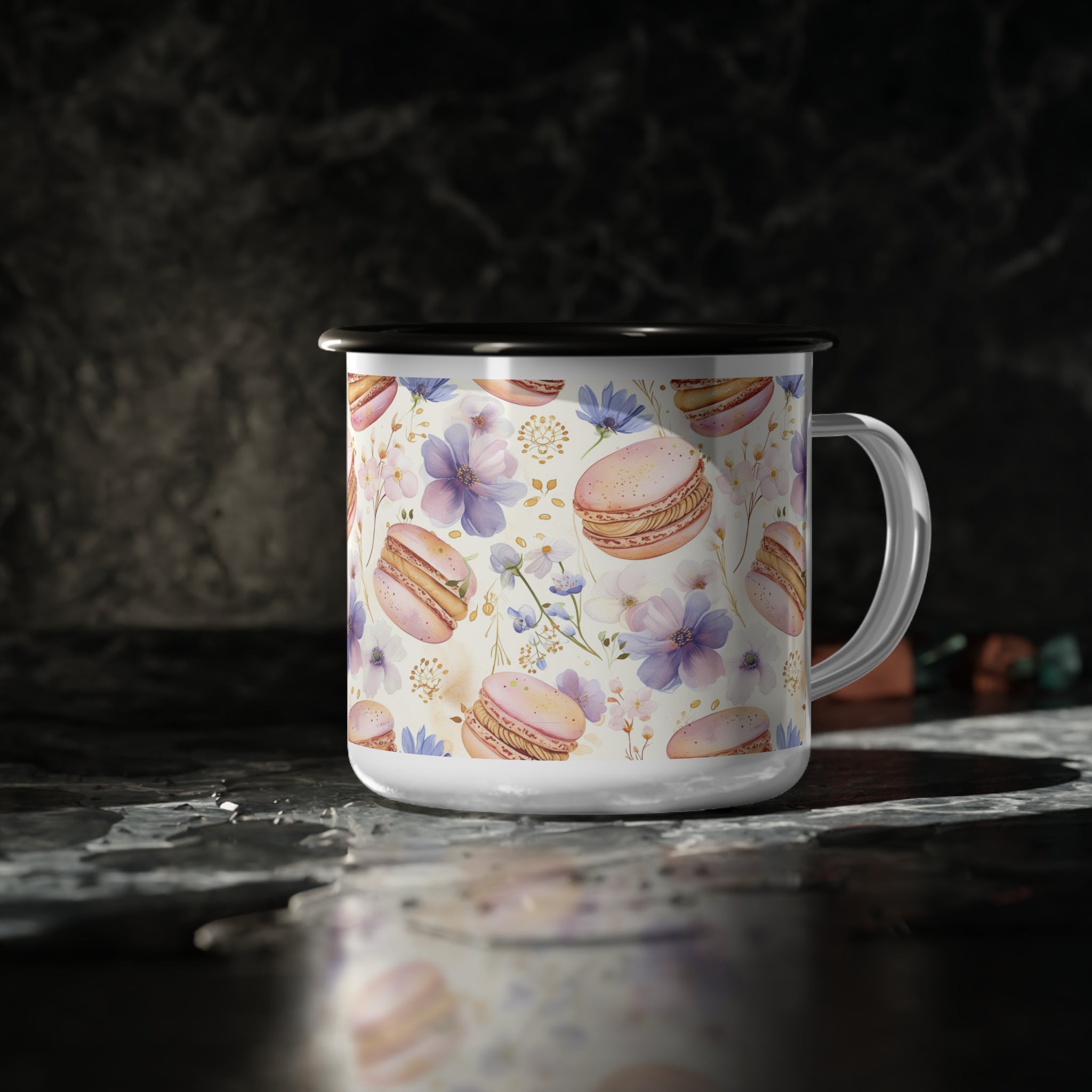 Colorful Enamel Cup for Foodies and Baking Enthusiasts