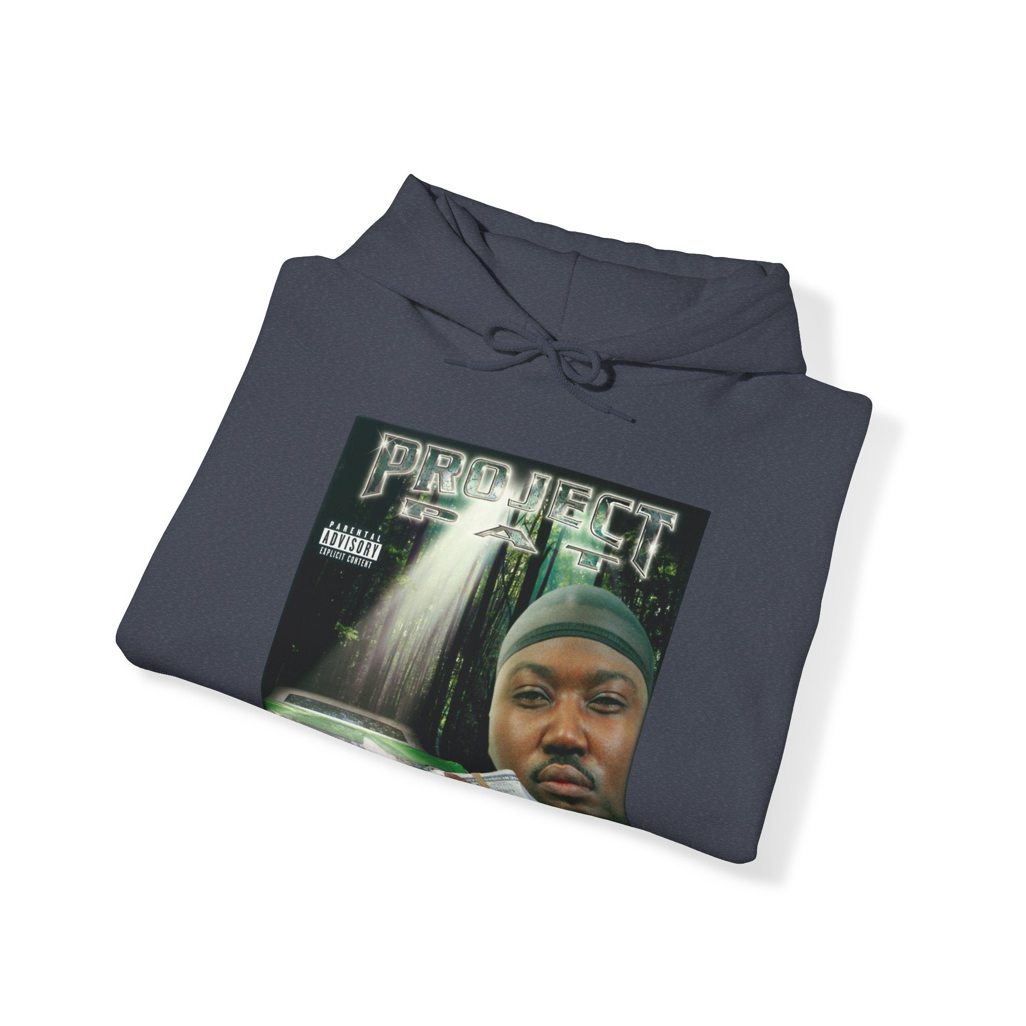 Gift for Down South Rap Fans! This Project Memphis Rap Legend: Unisex Heavy Blend™ Hip-Hop Icon Hooded Sweatshirt is a Rare and Stylish Gift - Urban Music Streetwear Tribute