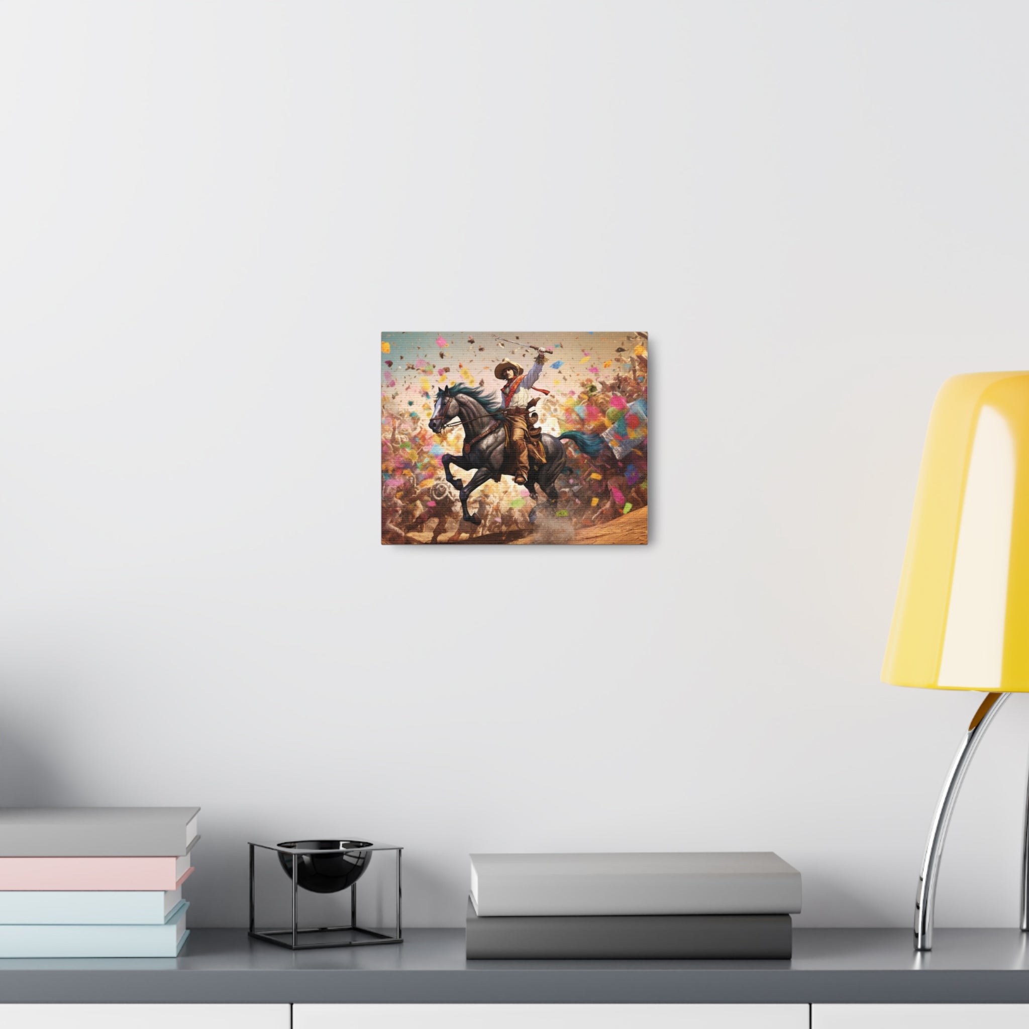 Yee-Ha" Canvas Gallery Wraps - Western-Inspired Wall Art for Cowboy Enthusiasts- Wild West Wall Art