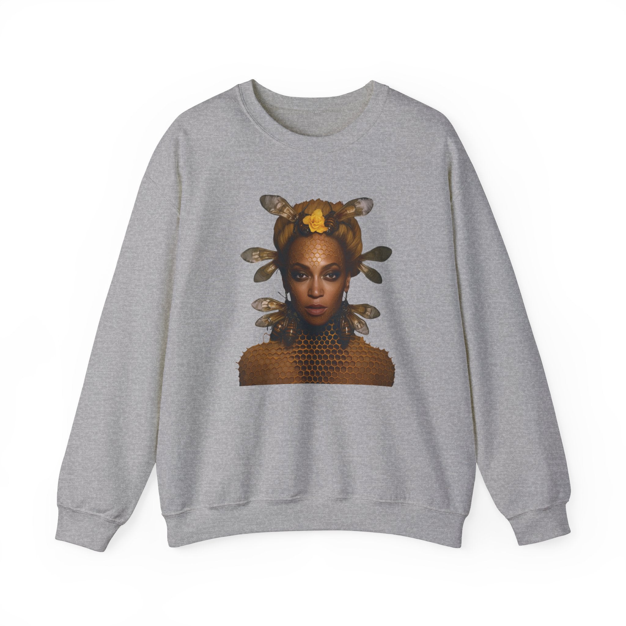 Queen Bee Unisex Heavy Blend™ Crewneck Sweatshirt - Embrace Your Inner Royalty with Iconic Pop Style