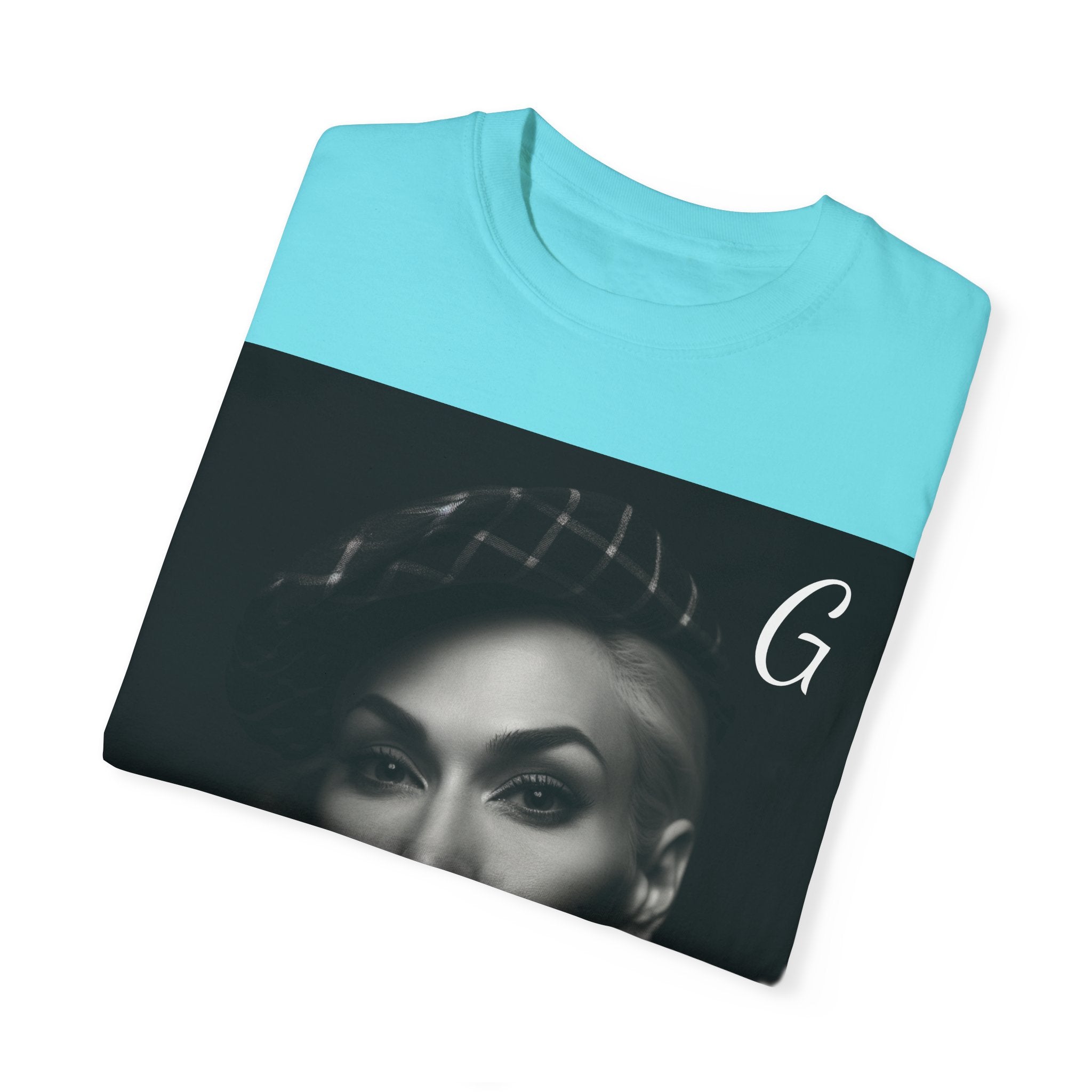 🌟 Icon-Inspired Festival Queen Unisex T-Shirt: Vibrant Garment-Dyed Tee for Ultimate Music Fest Style - Capture the Pop Diva's Iconic Look 🎵