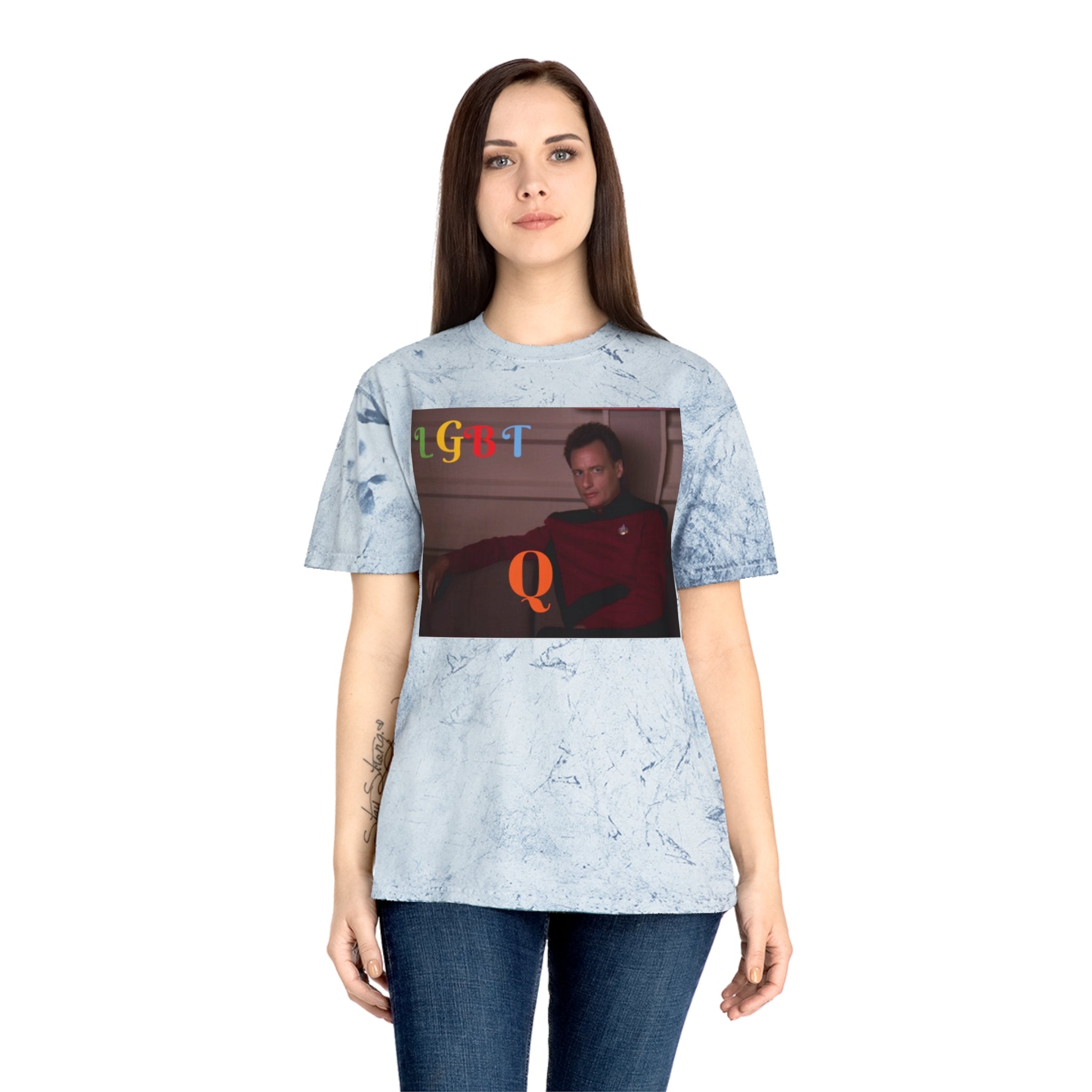 LGBTQ Unisex Color Blast T-Shirt Inspired by Star Trek - Inclusive Sci-Fi TV Show Merchandise