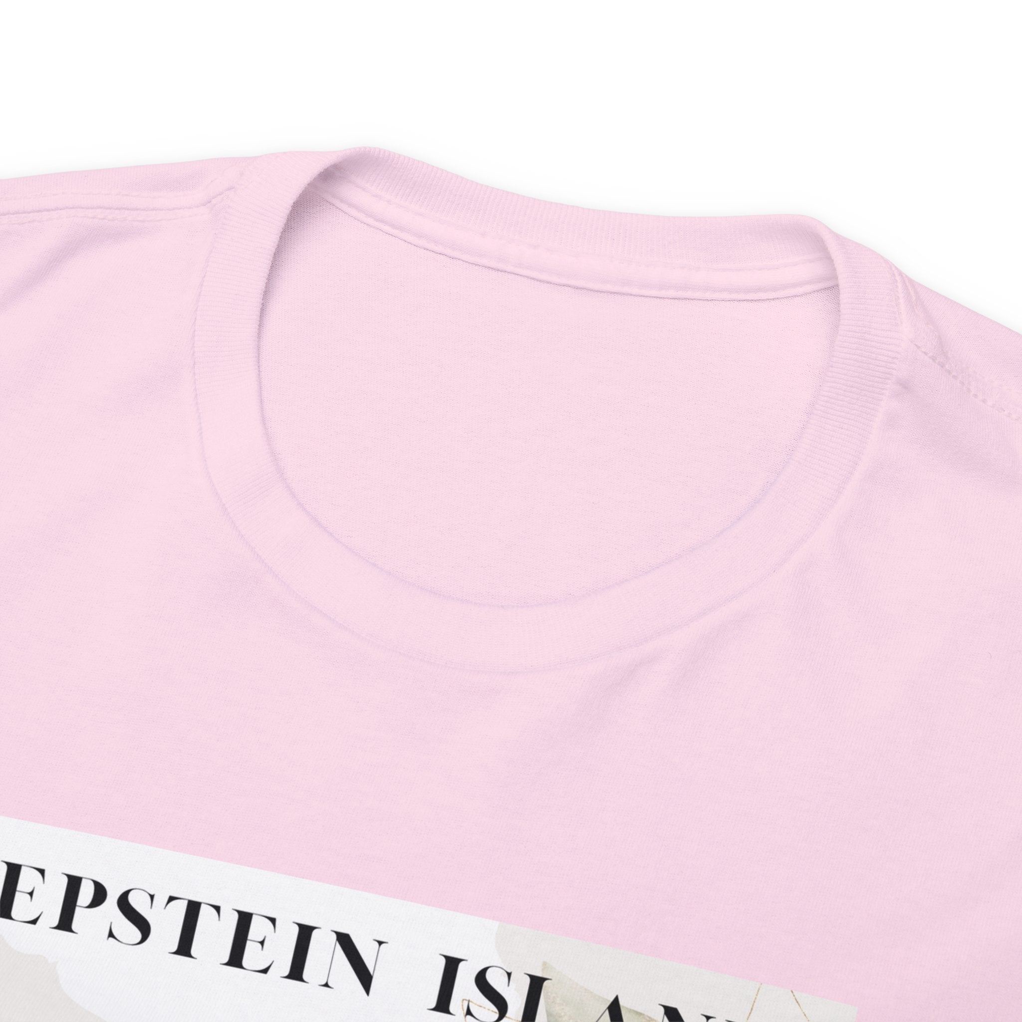 Women's Shirt Top Creepy Island Baron Guest List" Funny Parody Unisex Heavy Cotton Tee Funny T-Shirt of E-Island Guest List Funny Shirt for Him for Funny Events