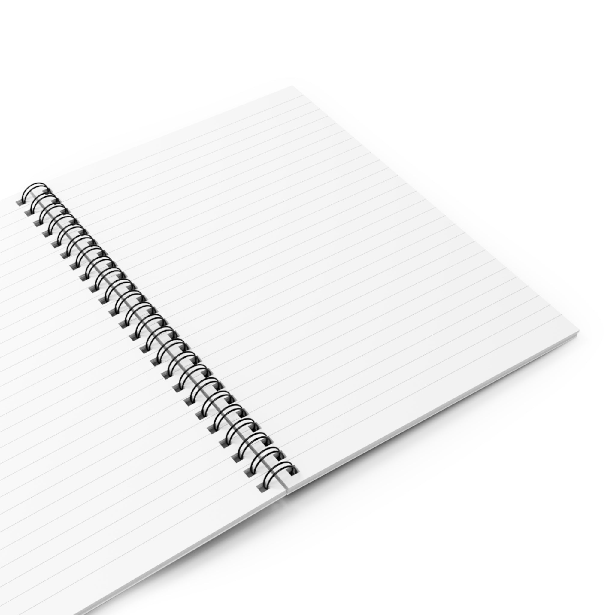 Melodic Simplicity: Minimalist Music Heart Spiral Notebook - Ruled Line - Where Creativity Meets Elegance