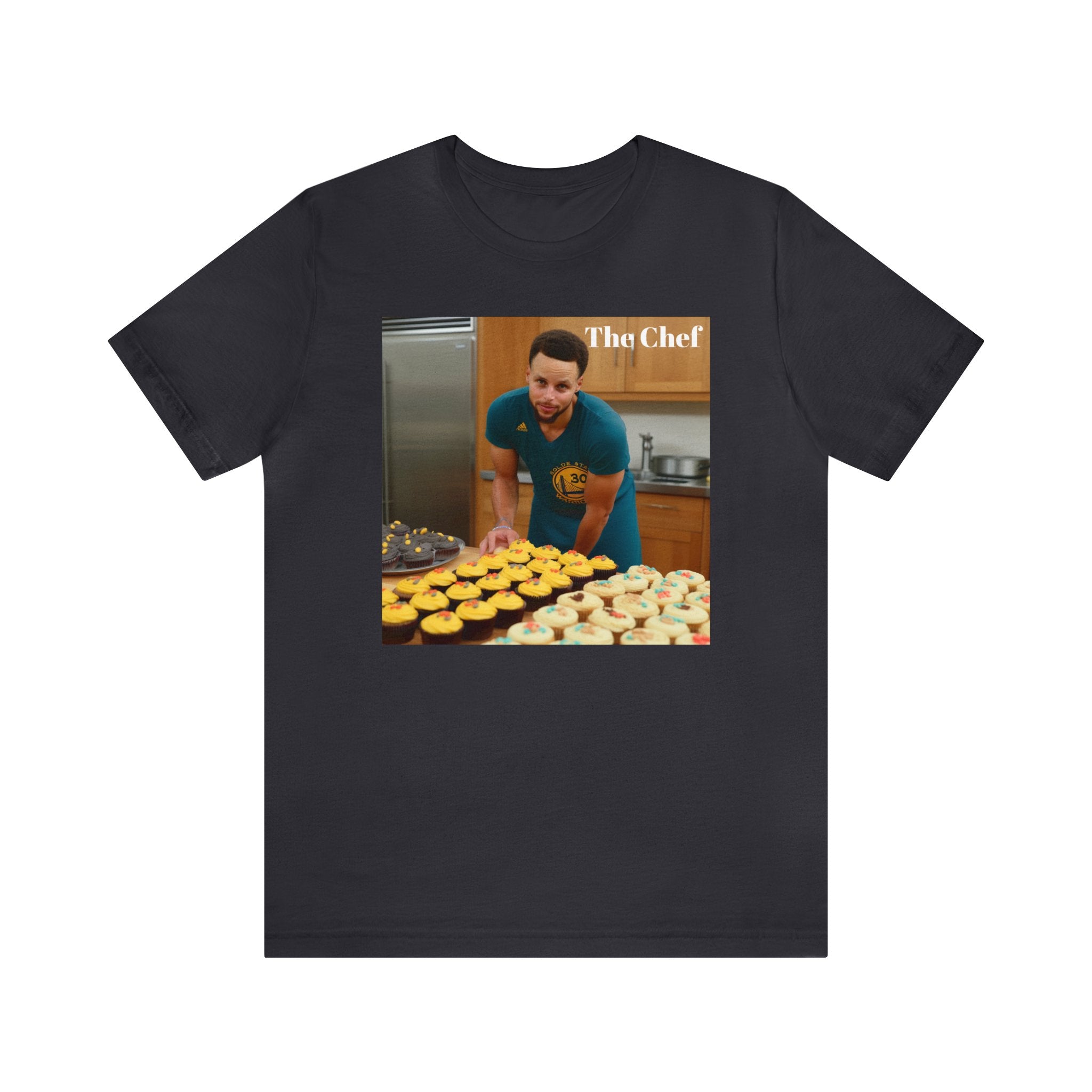 Chef Curry Baking Cupcakes Sports Parody Tee