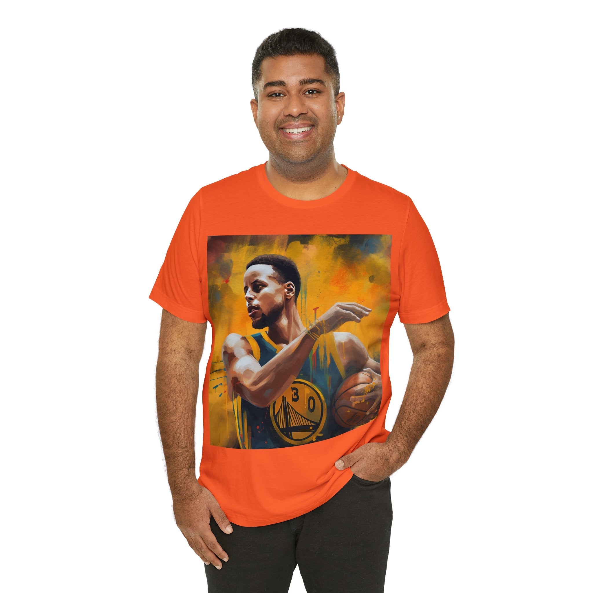 Support Your Warrior From the Golden State!  Wear to any Event! Dynamic Basketball Athlete 3-Point Shooter Unisex Jersey Tee - Premium Sports Fan Apparel for Sports Fans and Fans of Dynamic Players