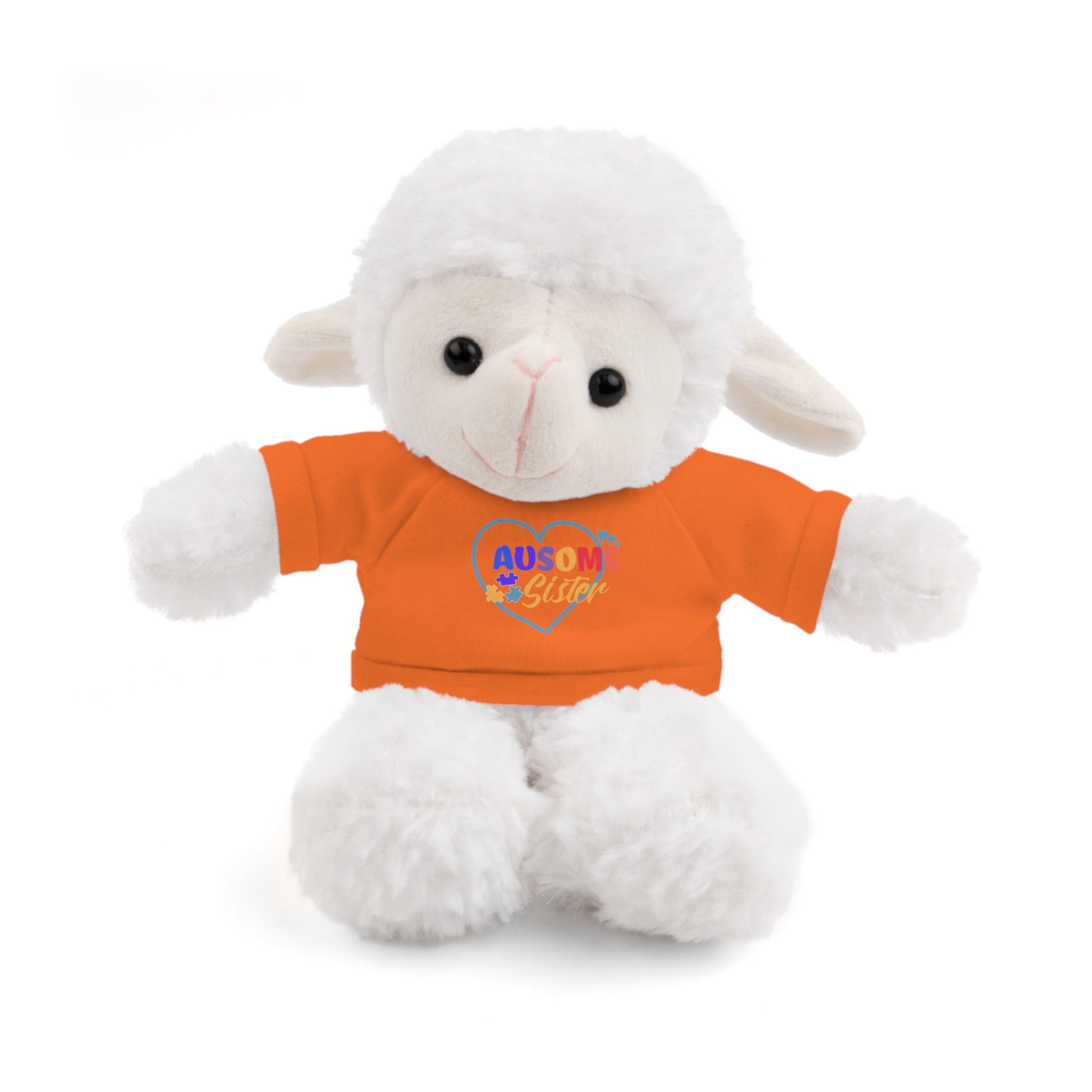 Celebrate Your 'Ausome Sister' with Autism Awareness Stuffed Bear - Customized Tee Included